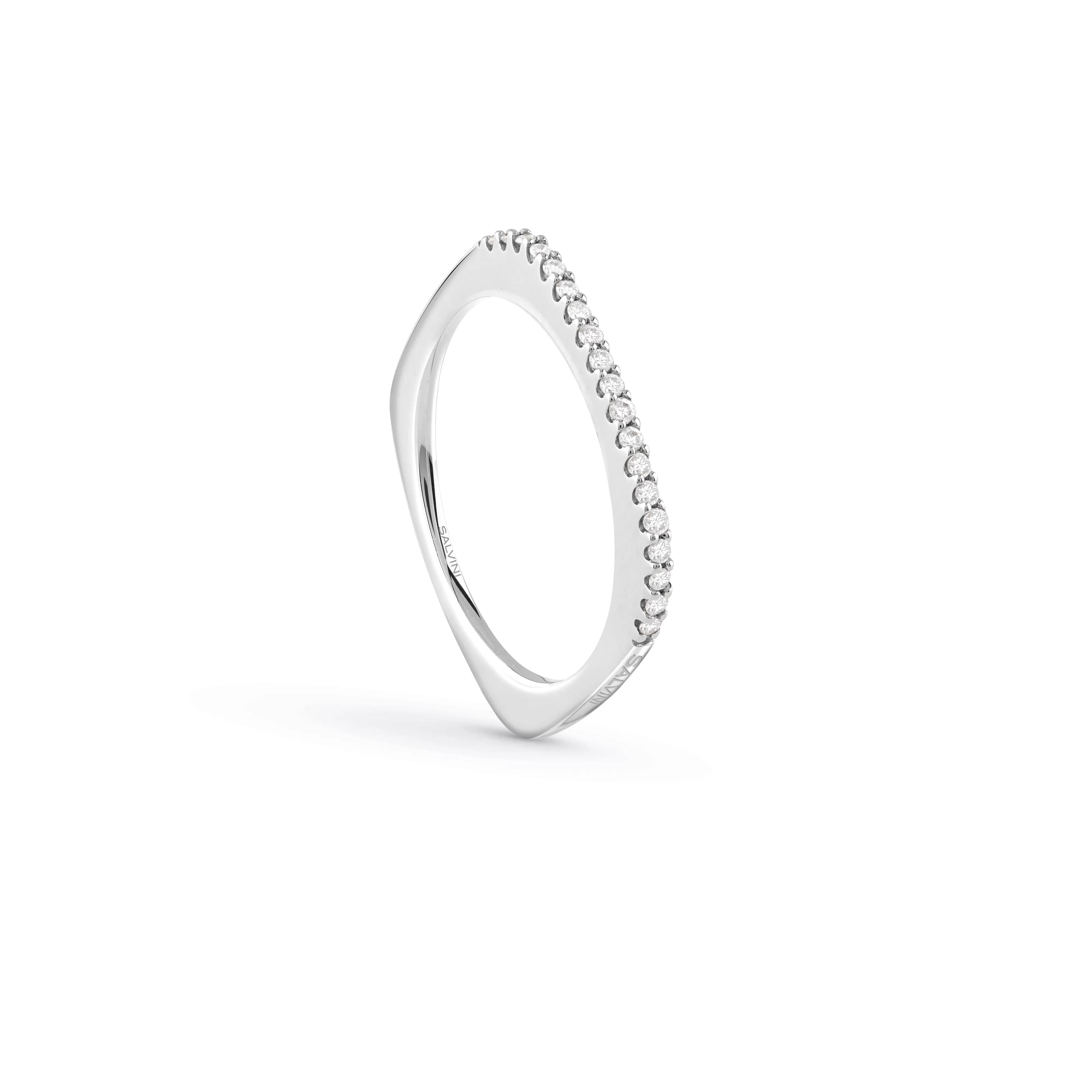 Salvini gioielli Anello da falange in oro bianco con diamanti^ Tutte Le Collezioni | Anelli