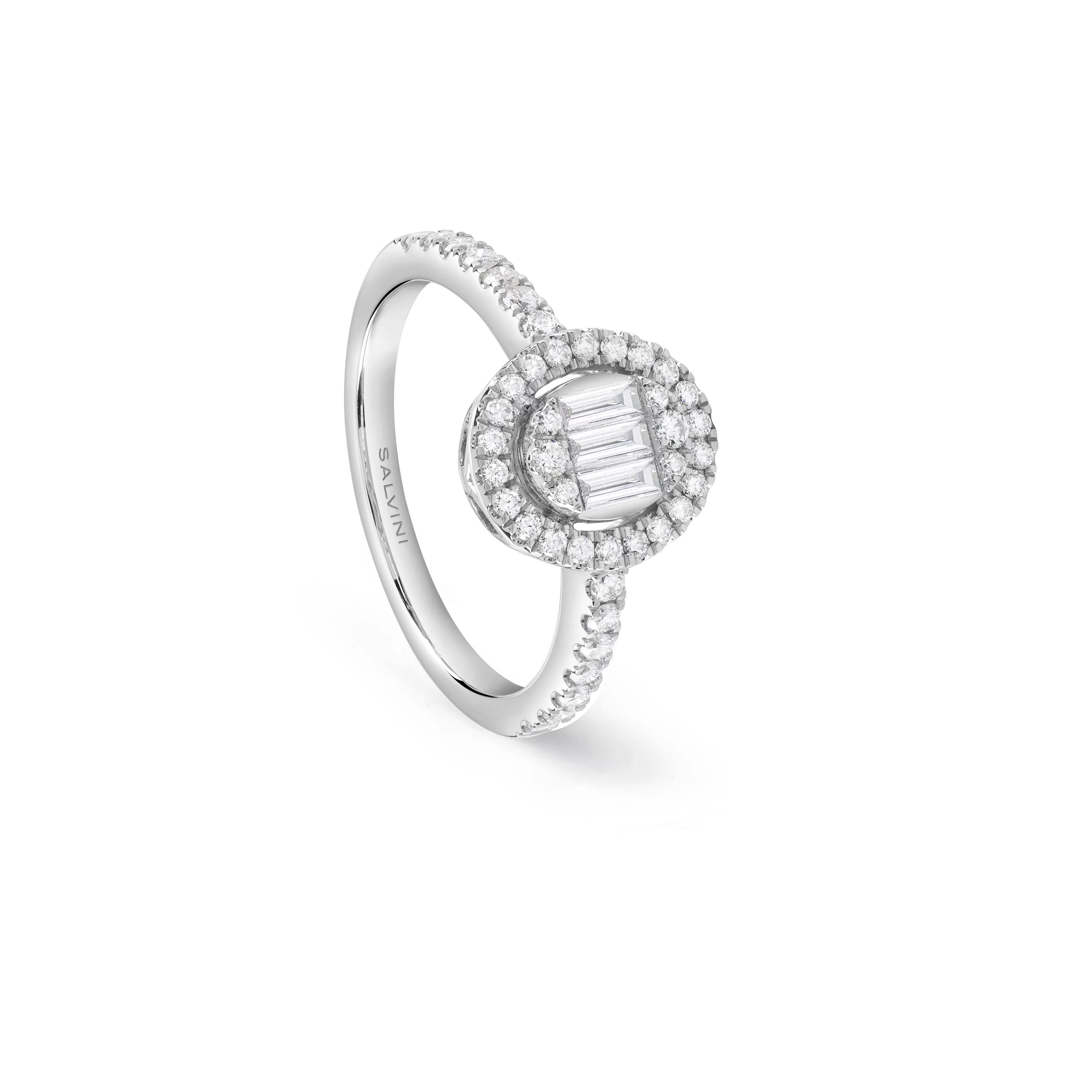Salvini gioielli Anello in oro bianco con diamanti^ Anelli | Magia