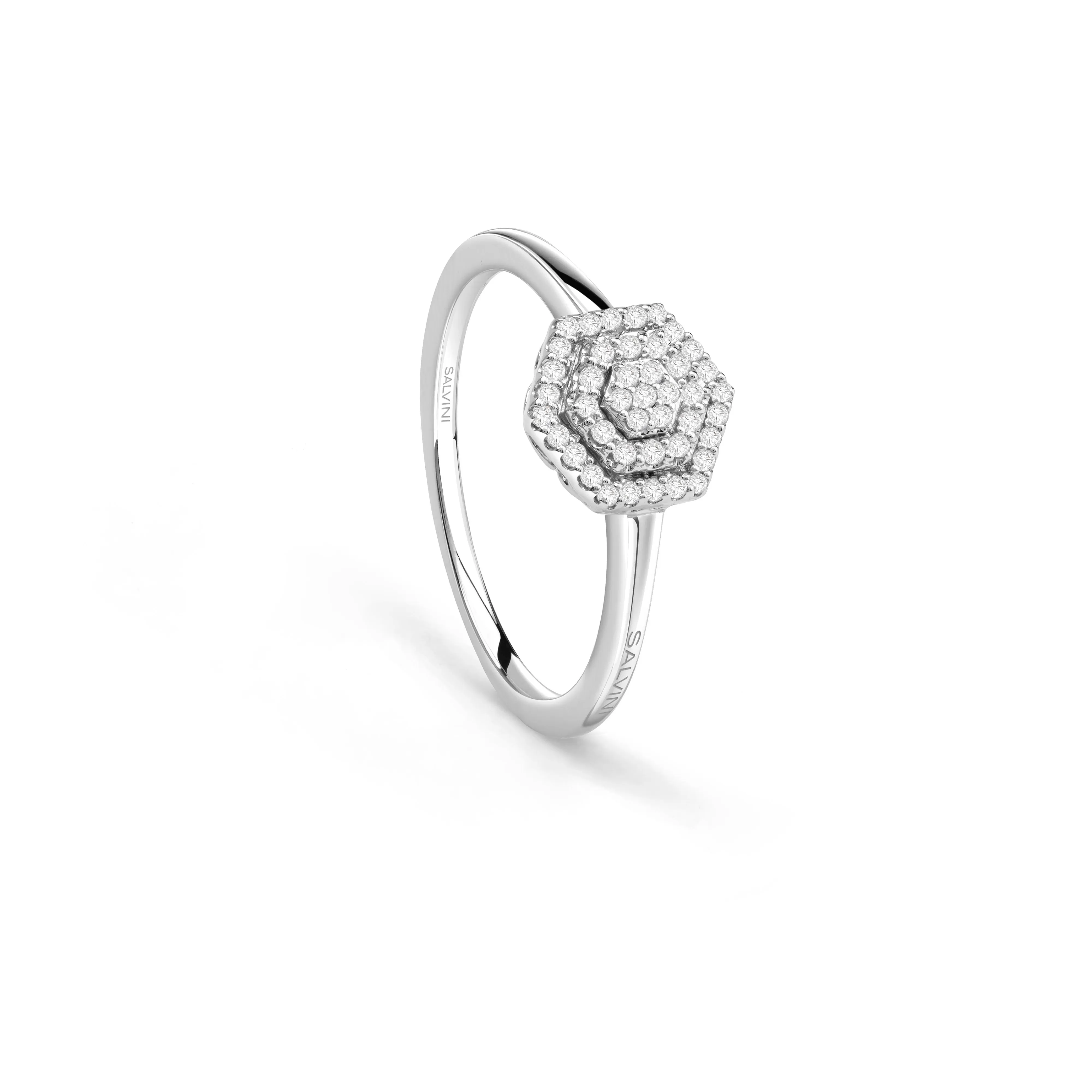 Salvini gioielli Anello in oro bianco con diamanti^ Tutte Le Collezioni | Anelli