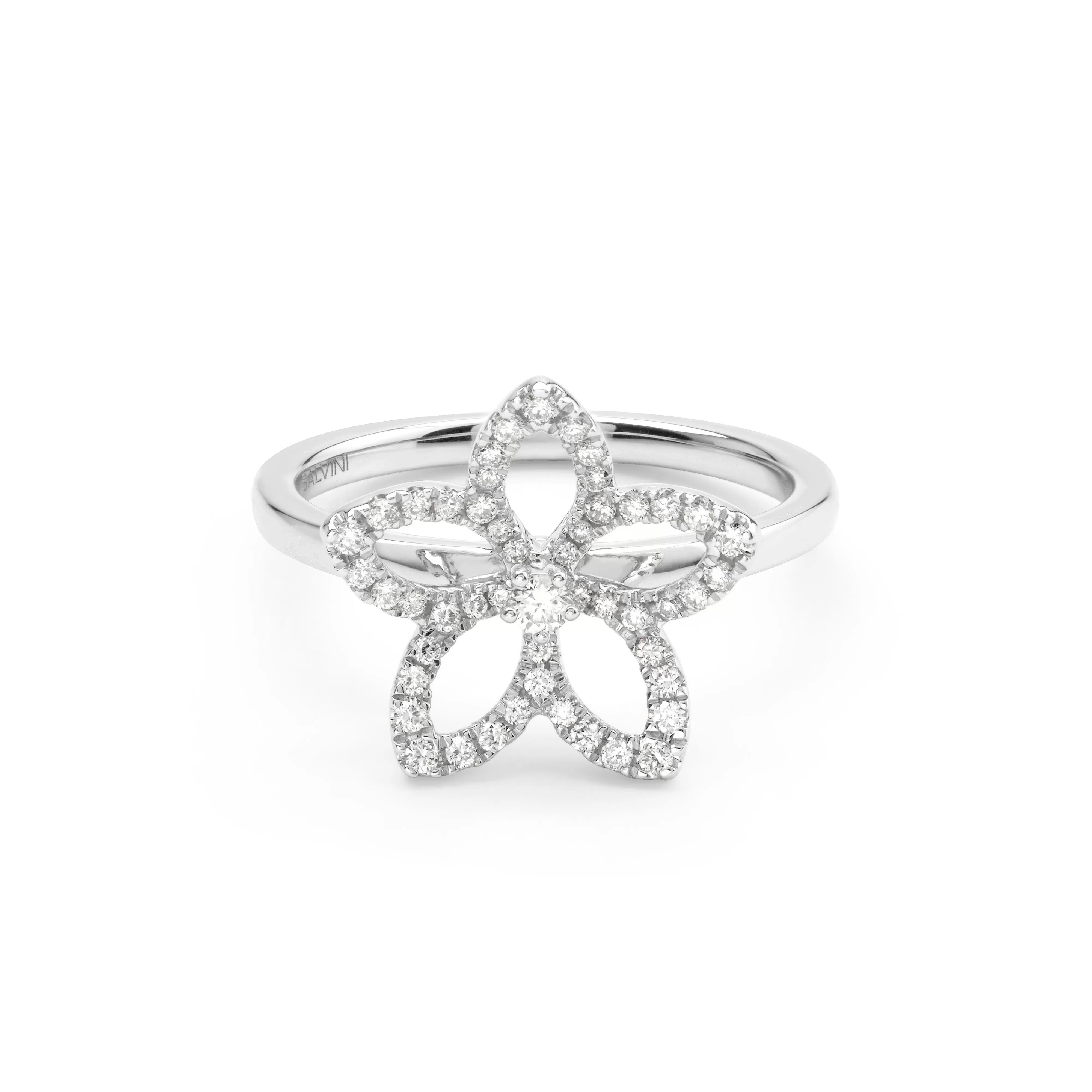 Salvini gioielli Anello in oro bianco con diamanti^ Tutte Le Collezioni | Magia Garden