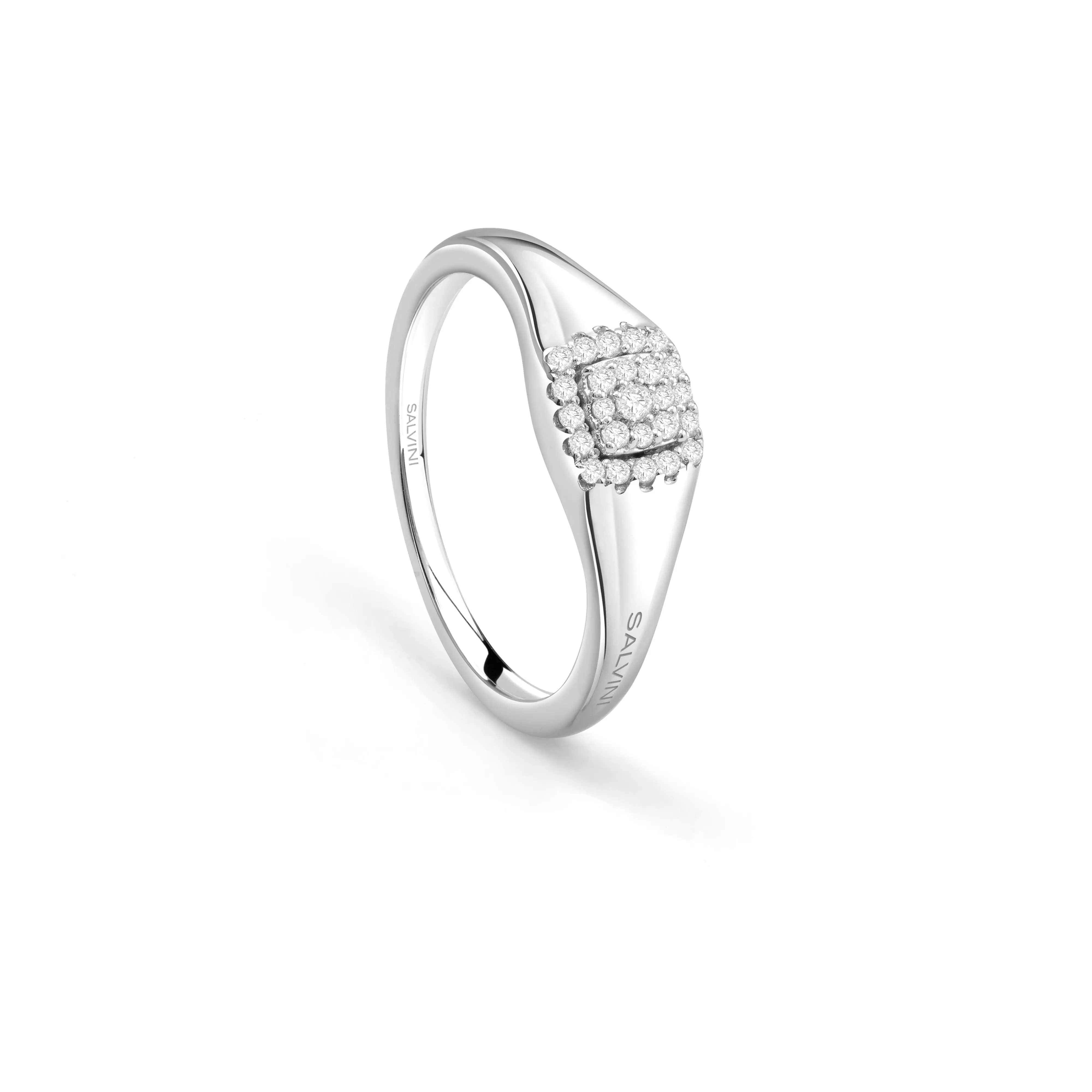 Salvini gioielli Anello in oro bianco con diamanti^ Tutte Le Collezioni | Anelli
