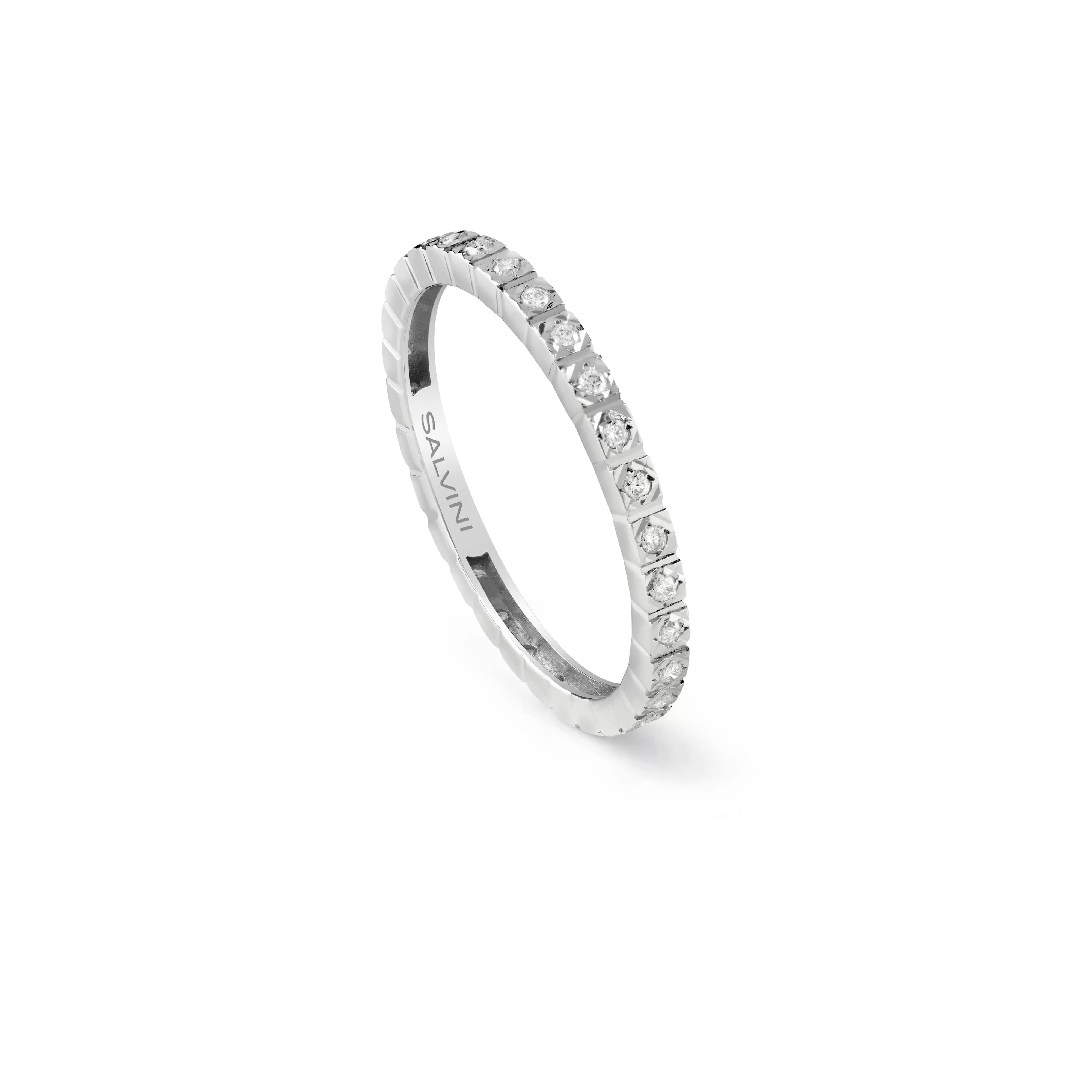 Salvini gioielli Anello in oro bianco con diamanti^ Anelli