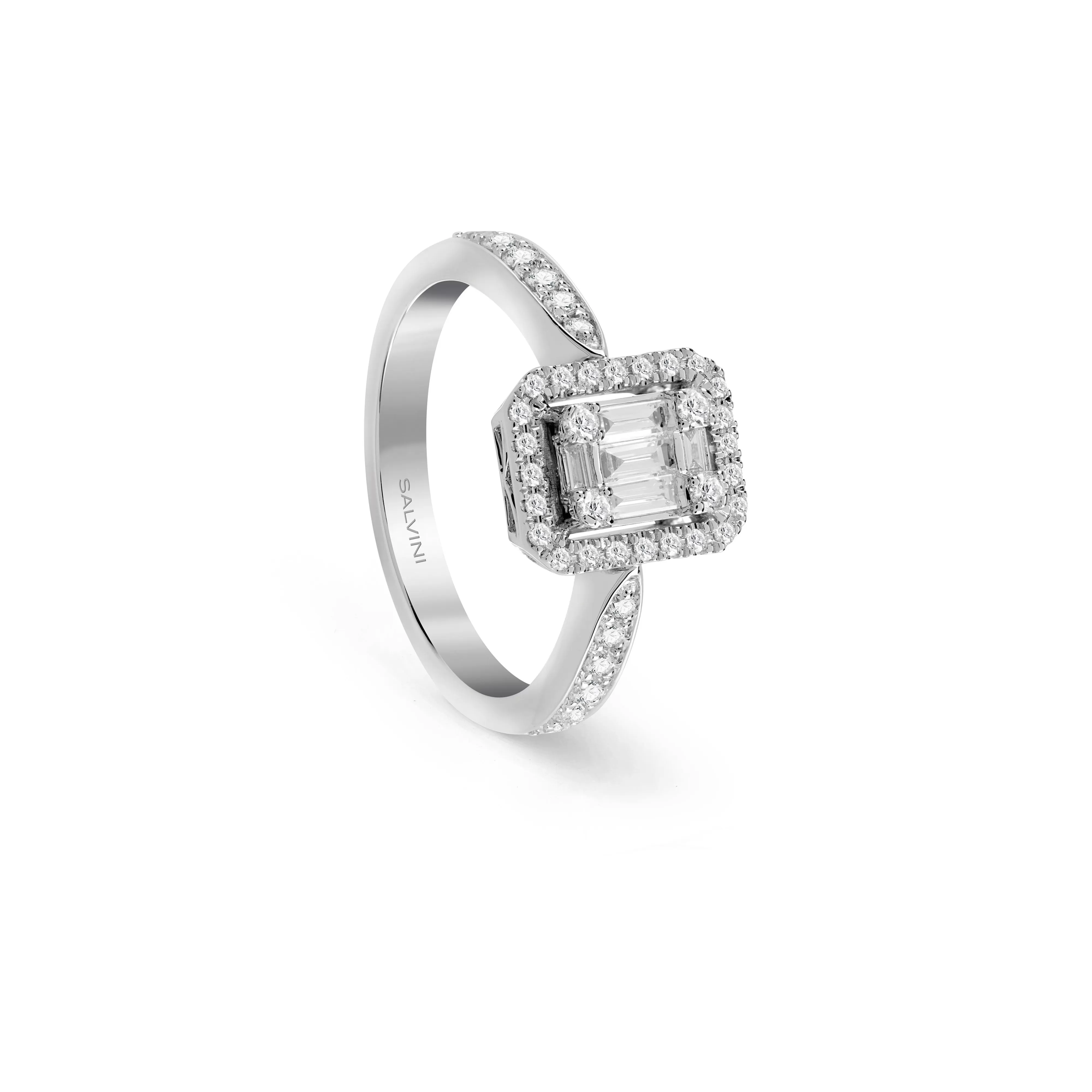 Salvini gioielli Anello in oro bianco con diamanti^ Anelli | Magia