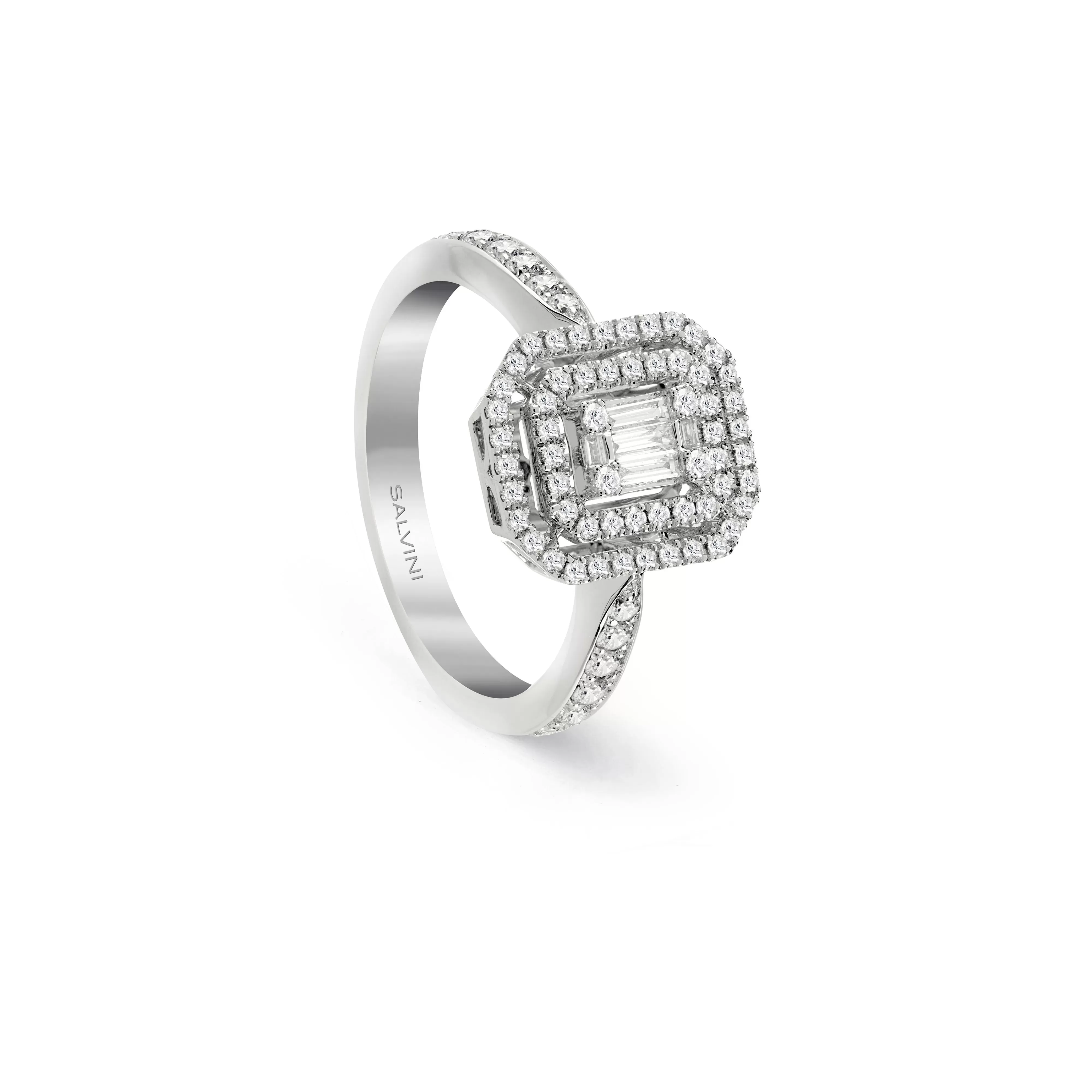 Salvini gioielli Anello in oro bianco con diamanti^ Anelli | Magia