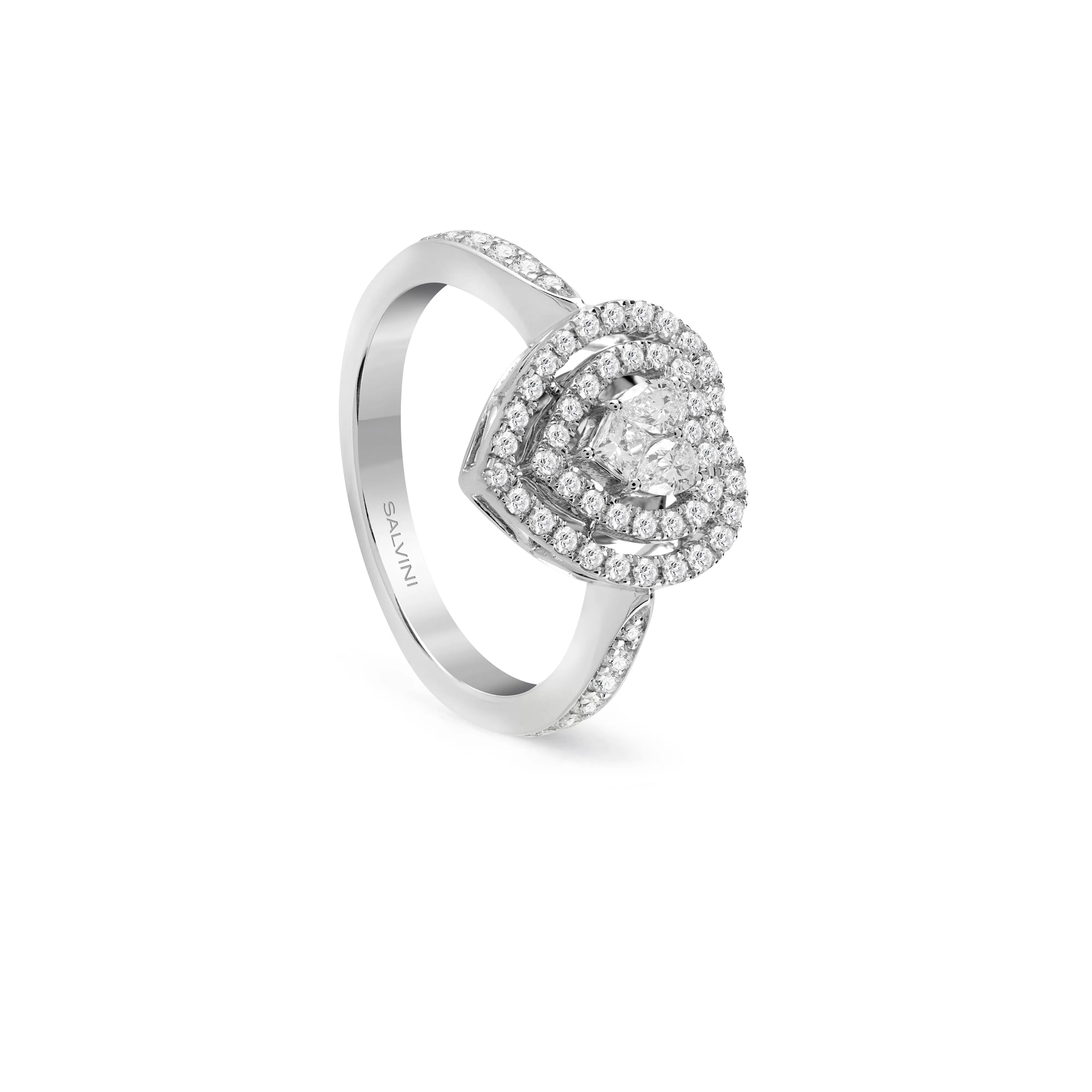 Salvini gioielli Anello in oro bianco con diamanti^ Anelli | Magia