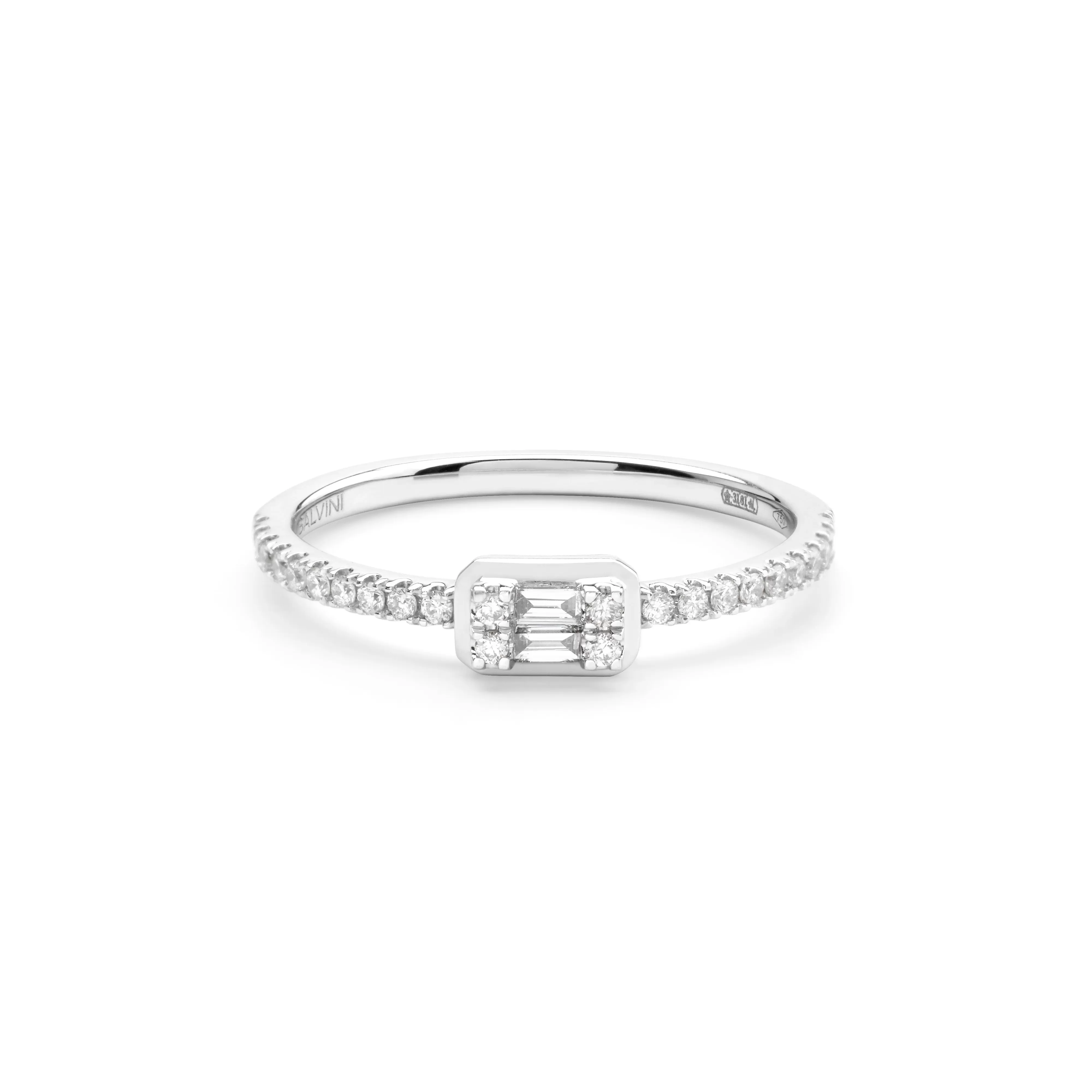 Salvini gioielli Anello in oro bianco con diamanti^ Anelli | Magia