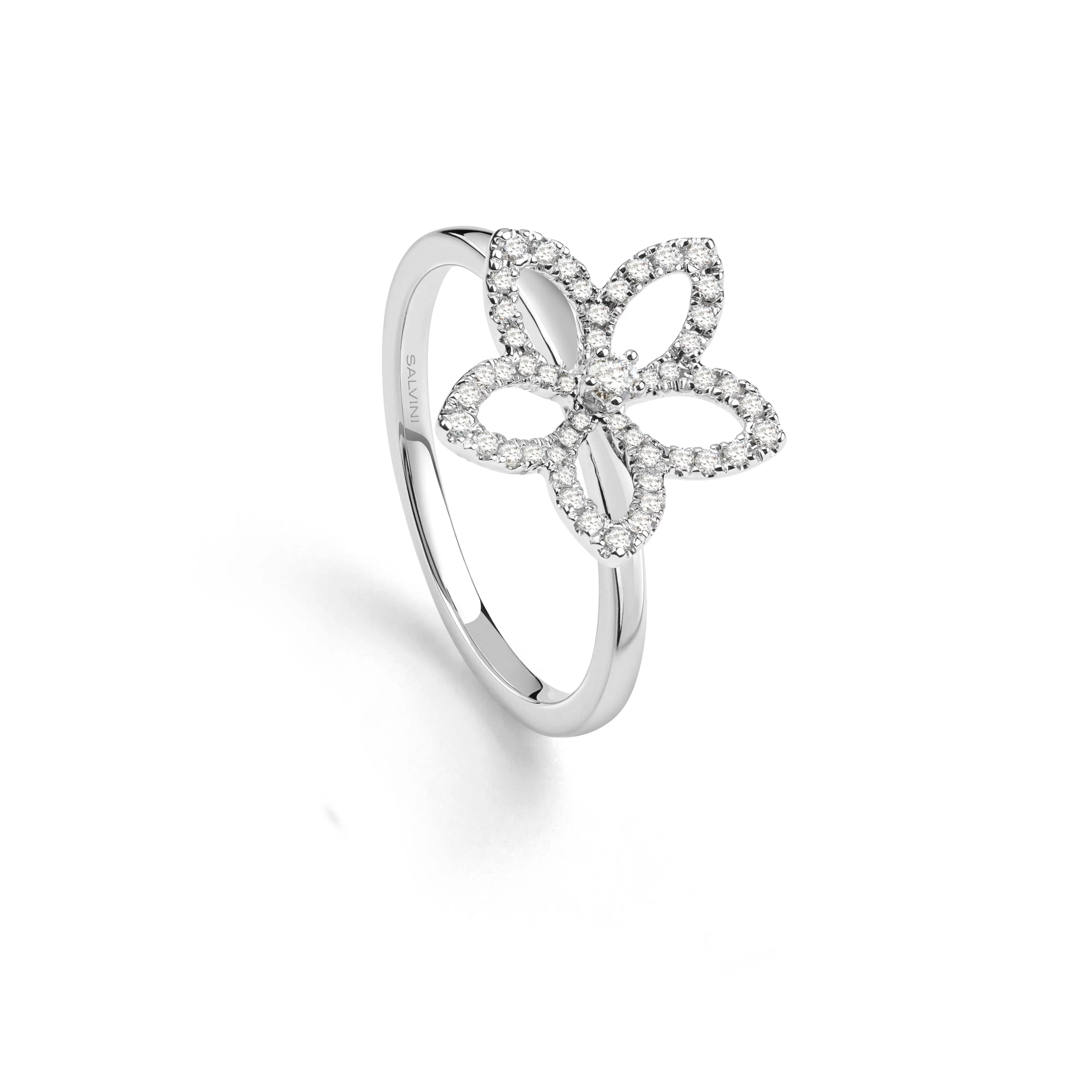 Salvini gioielli Anello in oro bianco con diamanti^ Tutte Le Collezioni | Magia Garden
