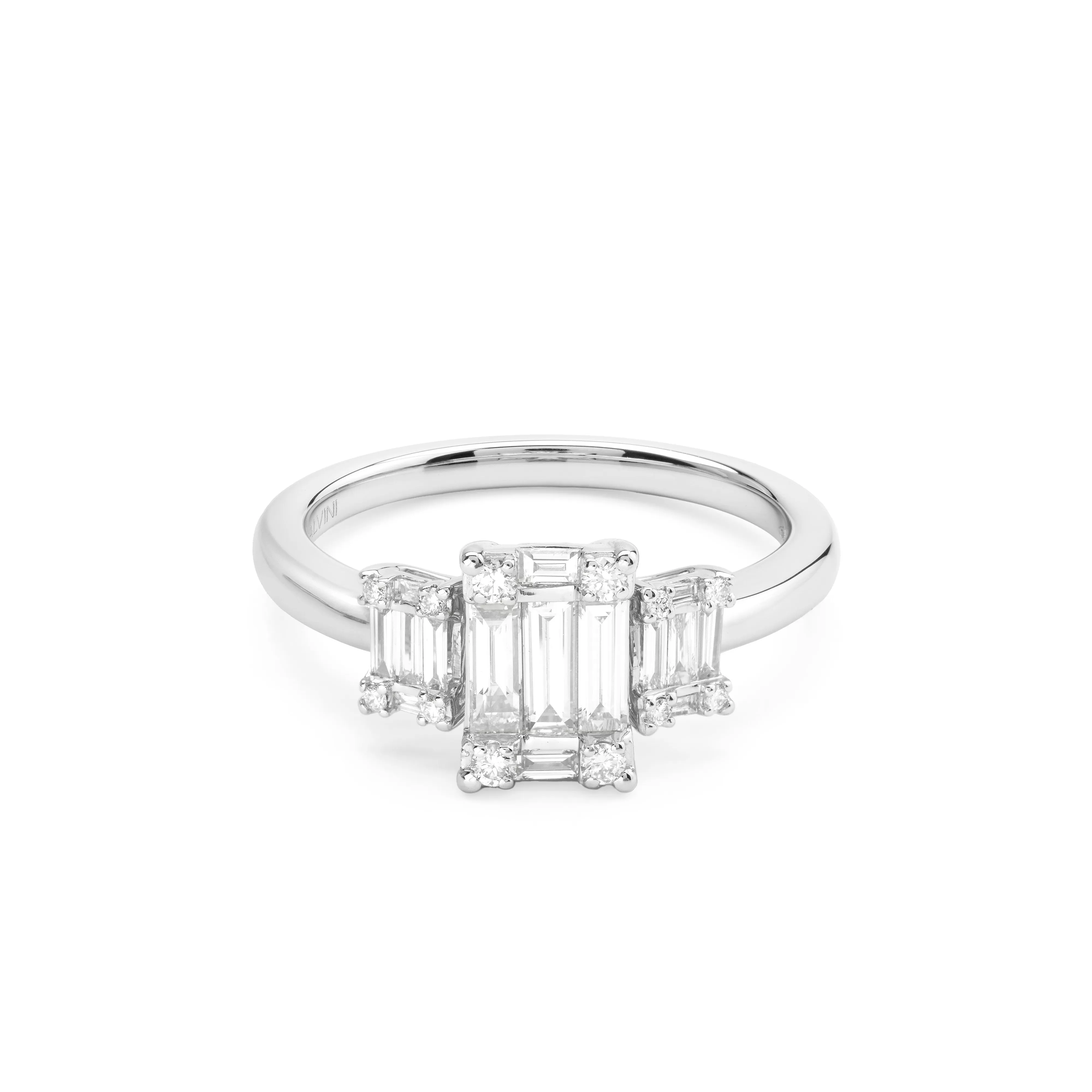 Salvini gioielli Anello in oro bianco con diamanti^ Magia | Anelli