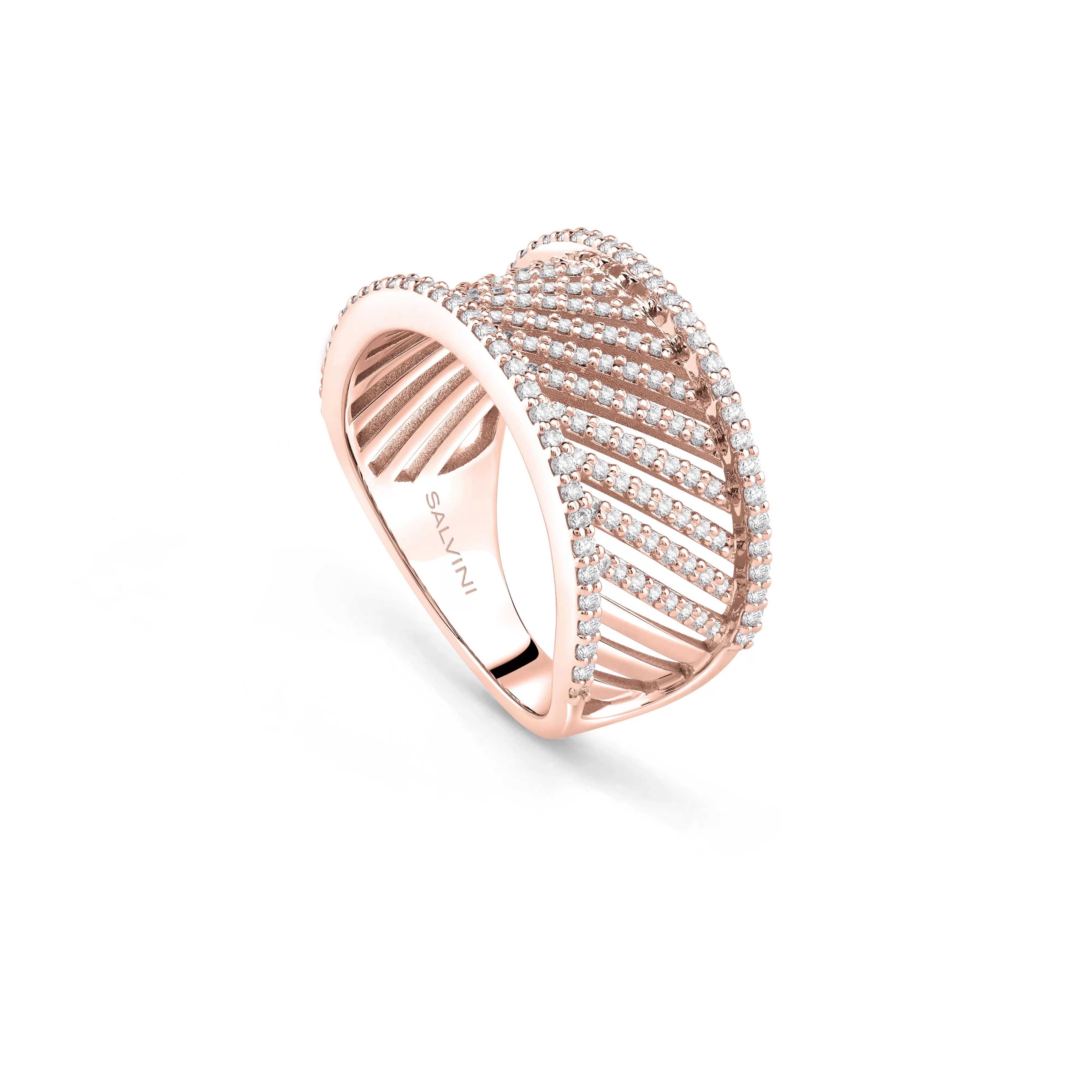 Salvini gioielli Anello in oro rosa con diamanti^ Riflessi