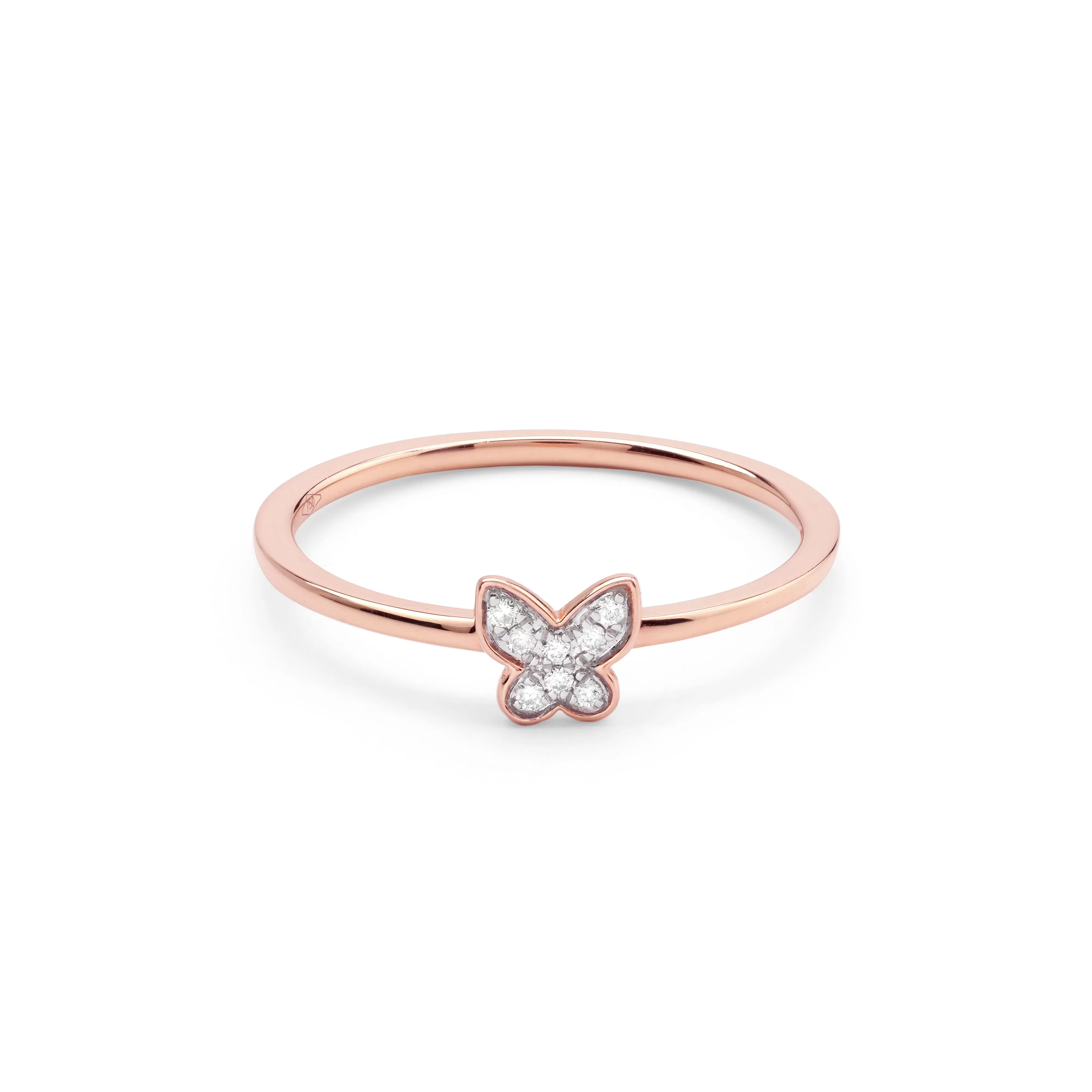 Salvini gioielli Anello in oro rosa con diamanti^ Anelli | I Segni