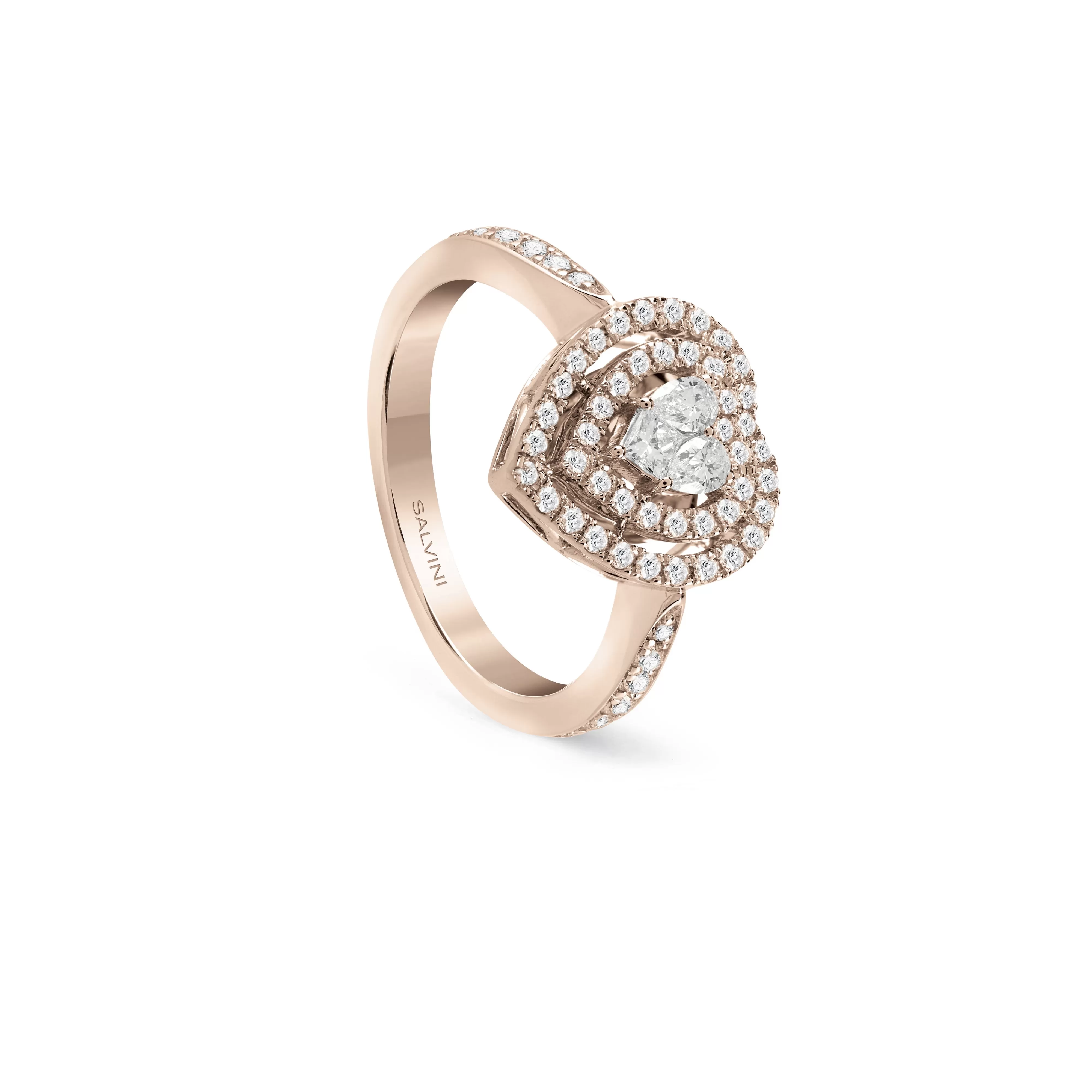 Salvini gioielli Anello in oro rosa con diamanti^ Anelli | Magia