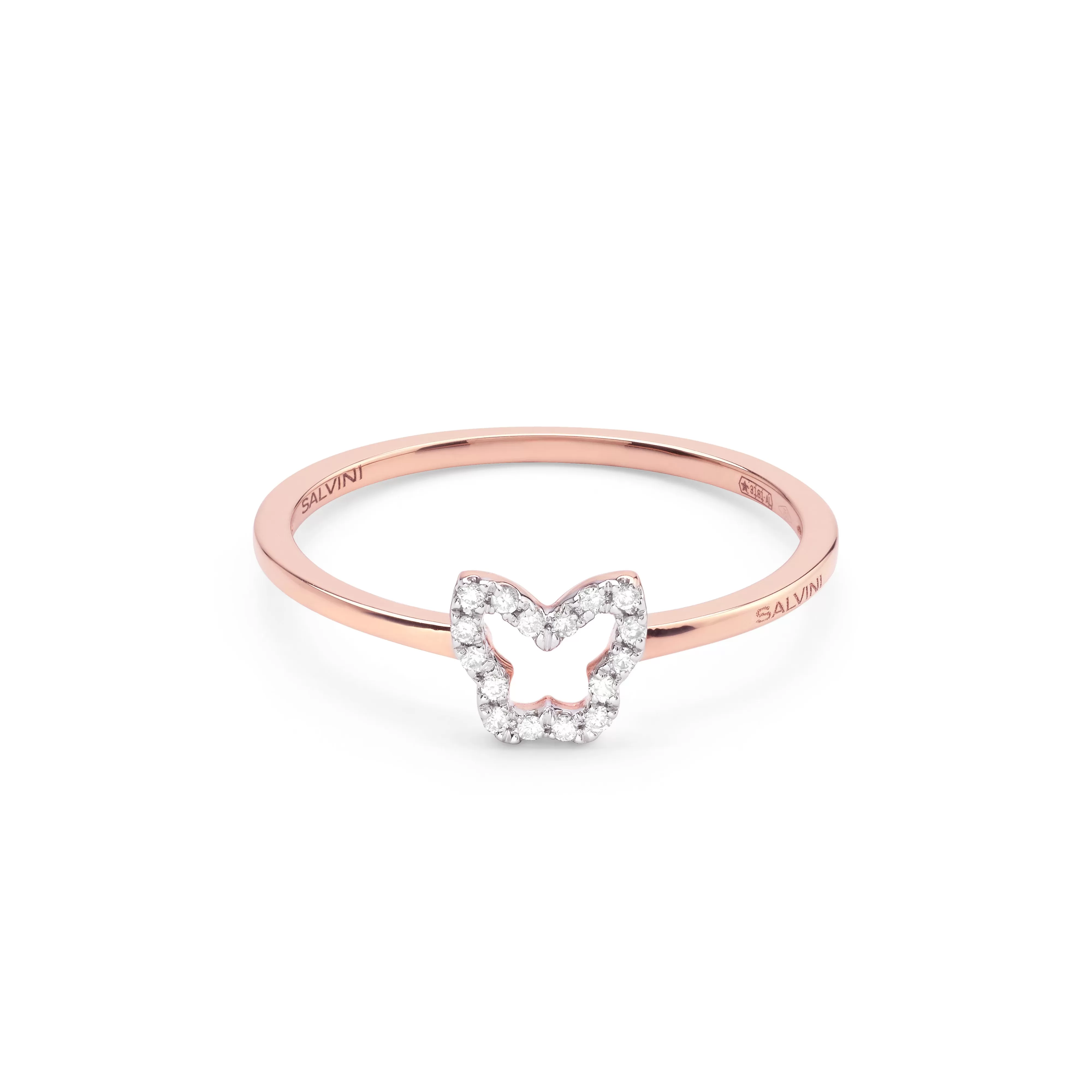Salvini gioielli Anello in oro rosa con diamanti^ Anniversario | Anelli