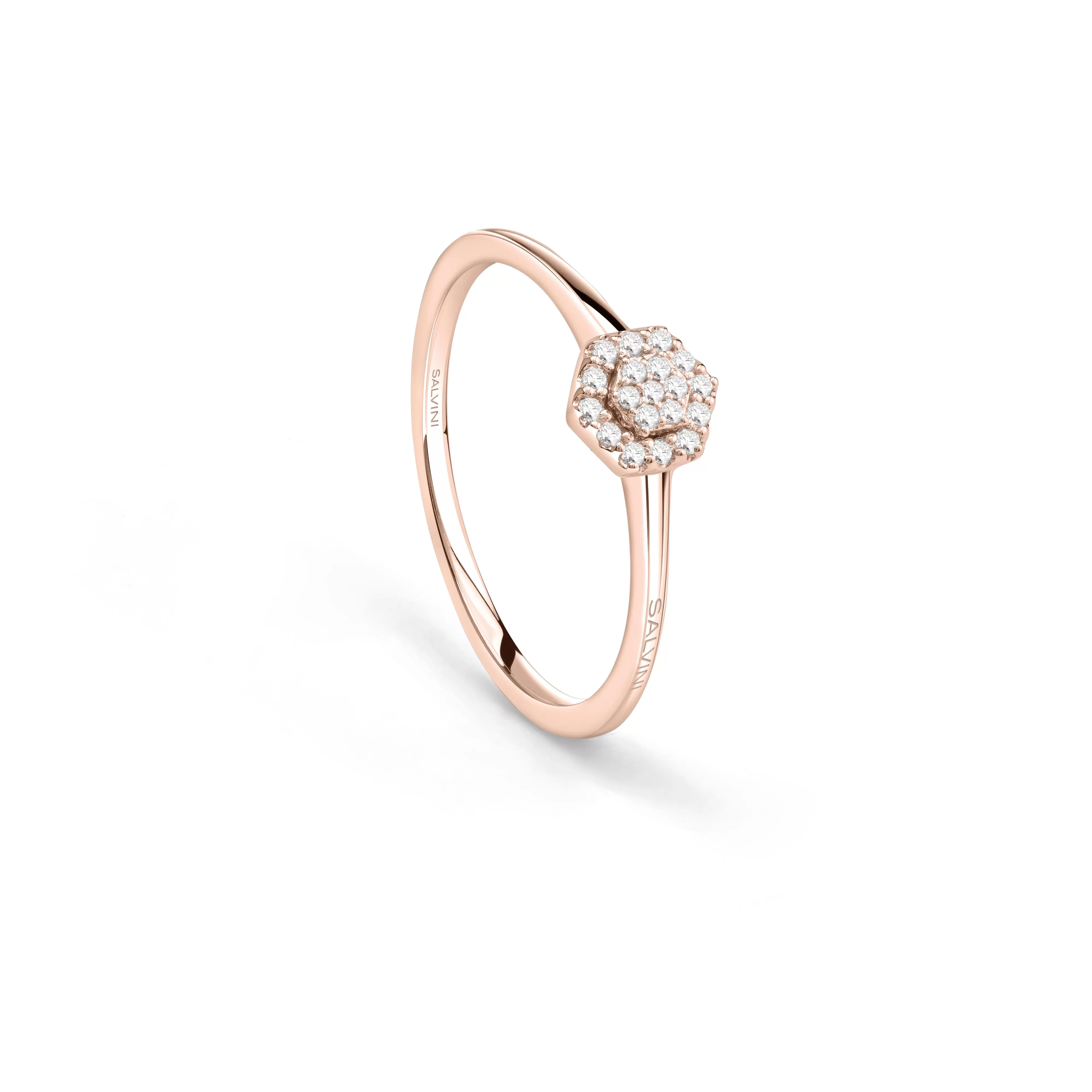 Salvini gioielli Anello in oro rosa con diamanti^ Tutte Le Collezioni | Anelli