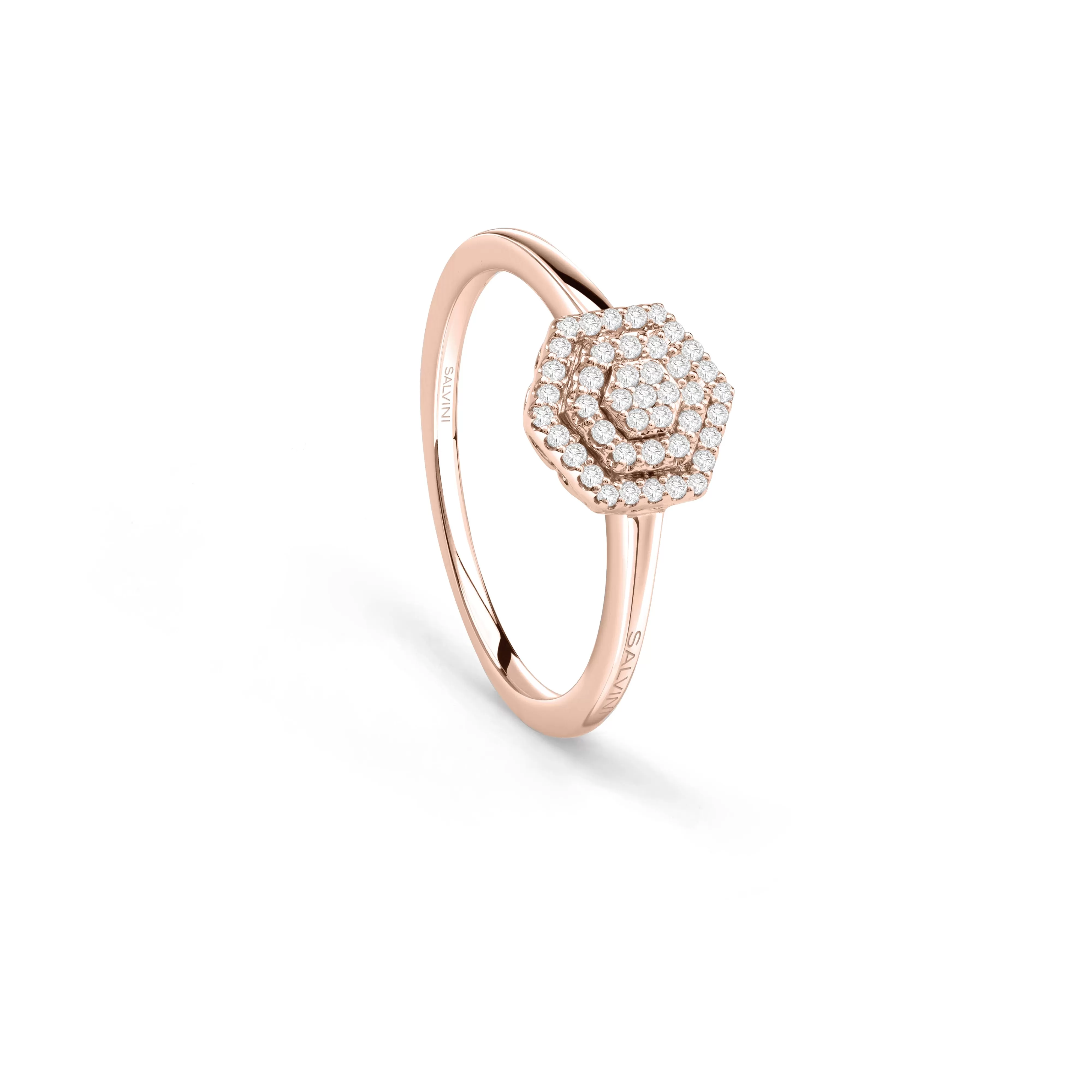 Salvini gioielli Anello in oro rosa con diamanti^ Tutte Le Collezioni | Anelli