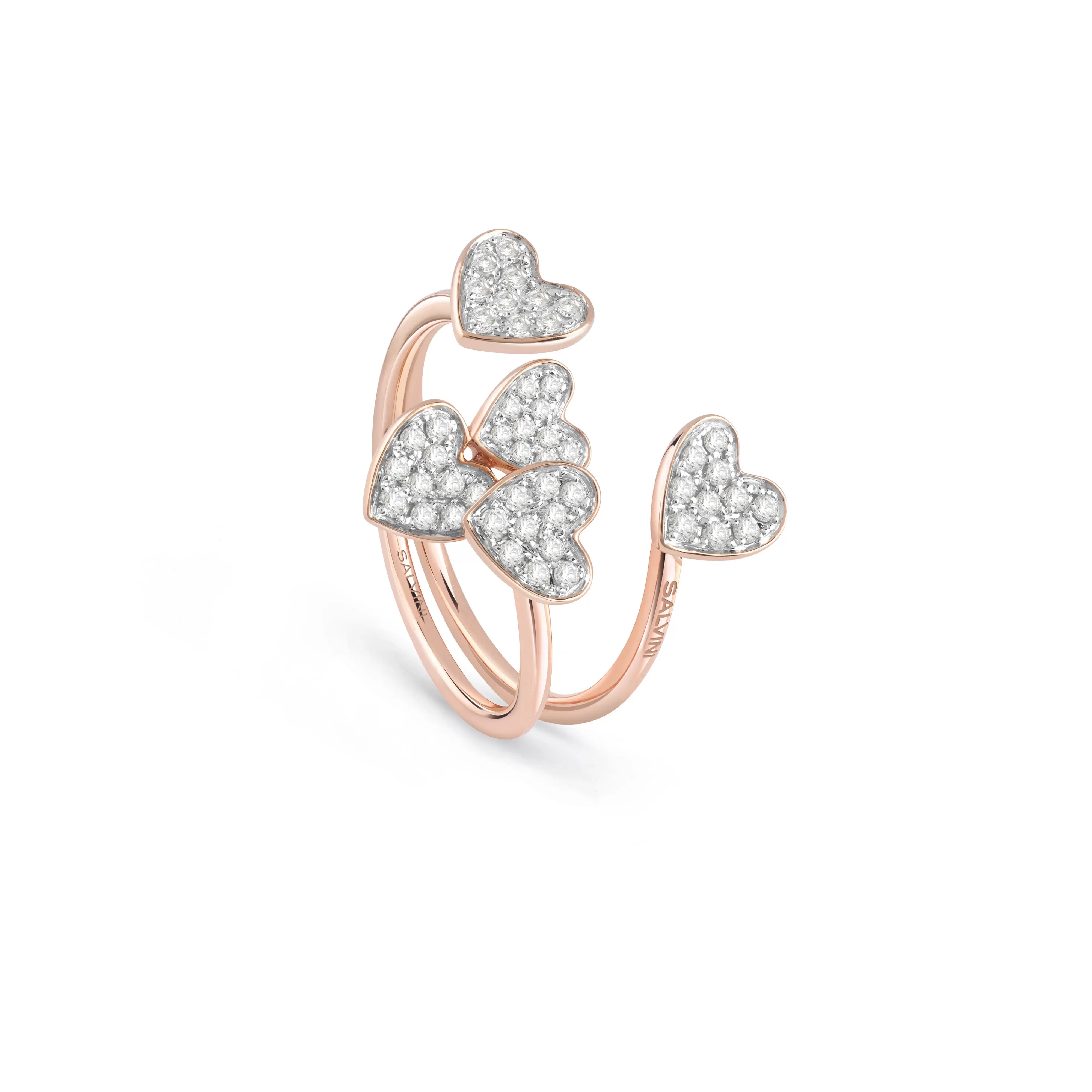 Salvini gioielli Anello in oro rosa con diamanti^ Tutte Le Collezioni | Anelli