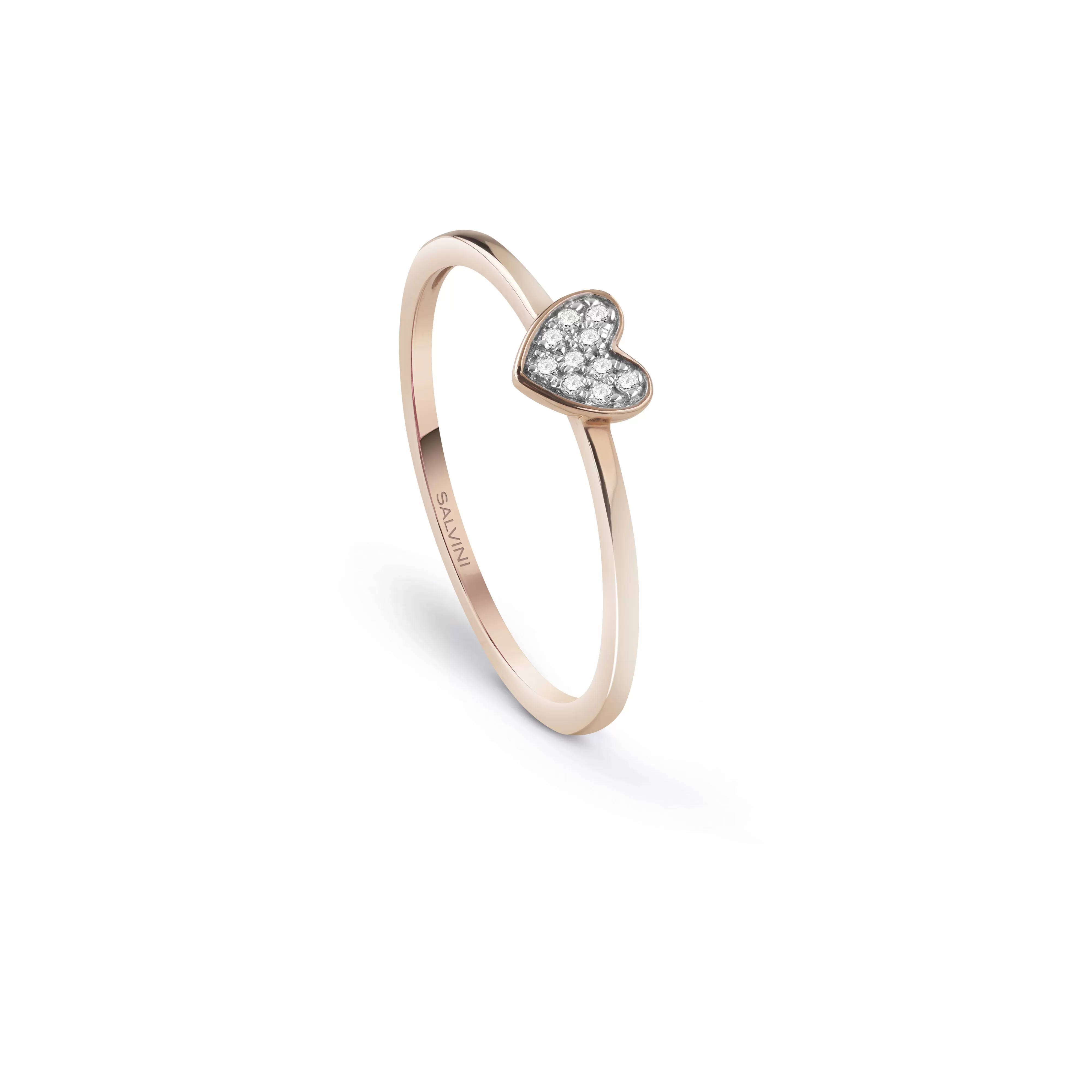 Salvini gioielli Anello in oro rosa con diamanti^ Anelli | I Segni