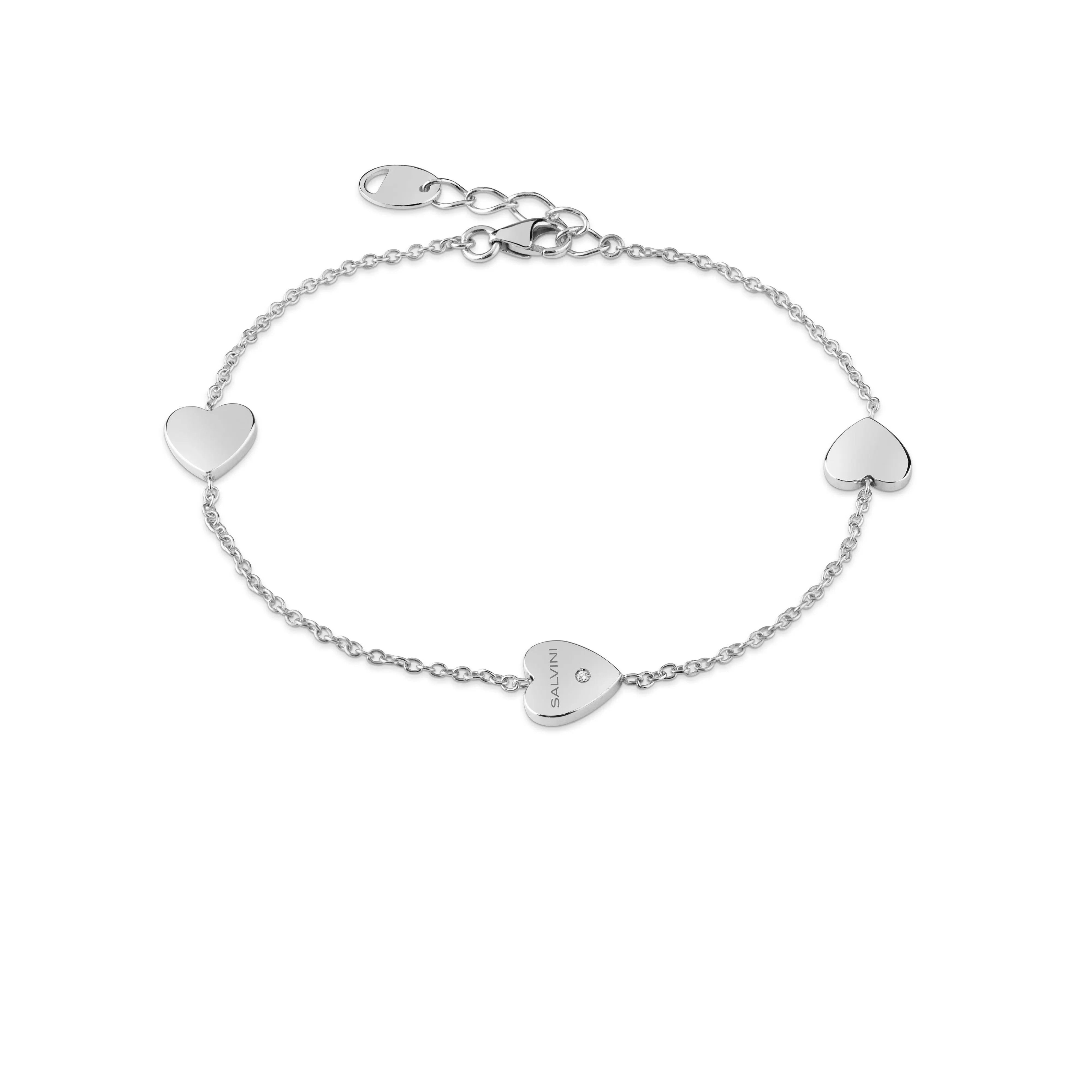 Salvini gioielli Bracciale in oro bianco 9 kt con diamante^ Anniversario | Bracciali