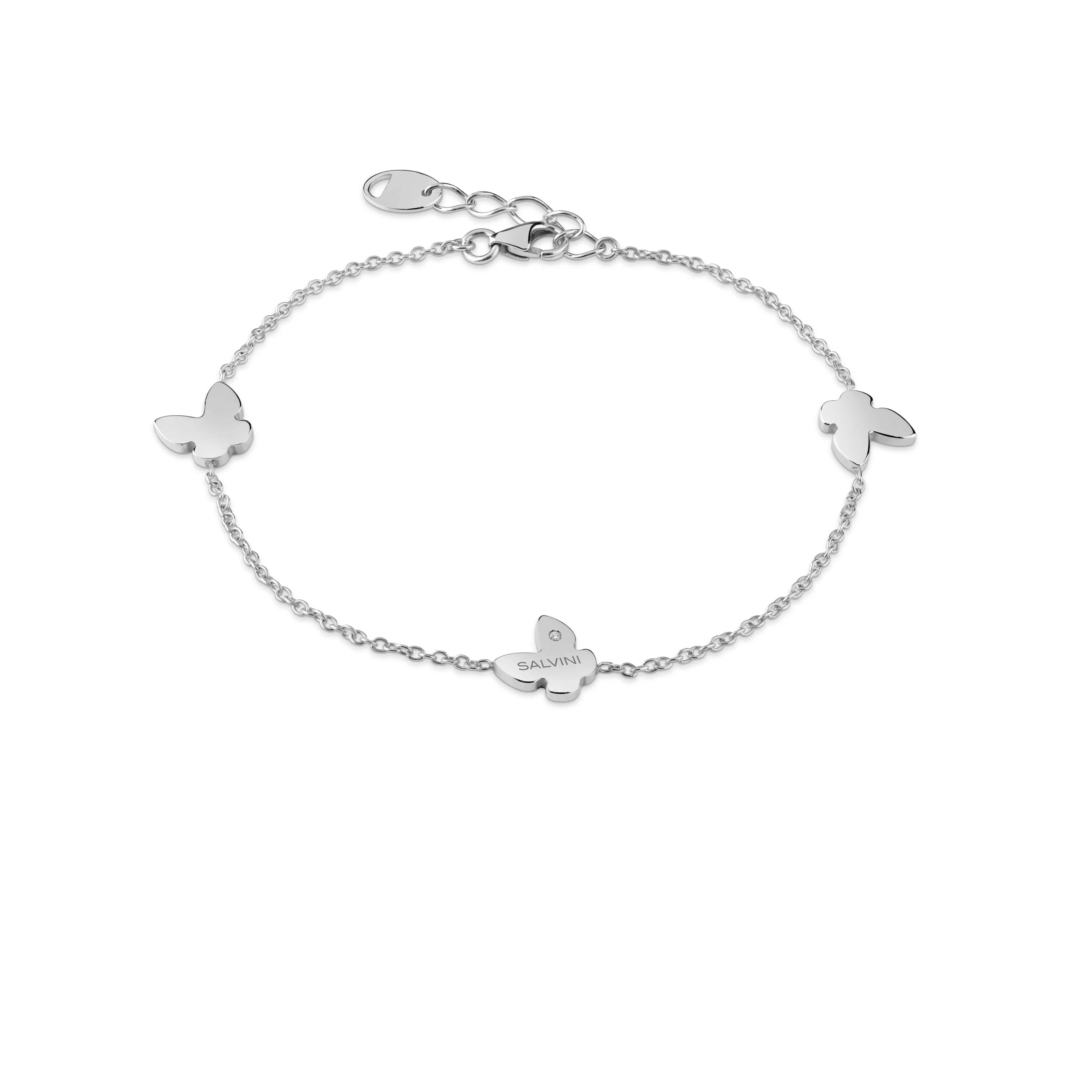 Salvini gioielli Bracciale in oro bianco 9 kt con diamante^ Anniversario | Bracciali