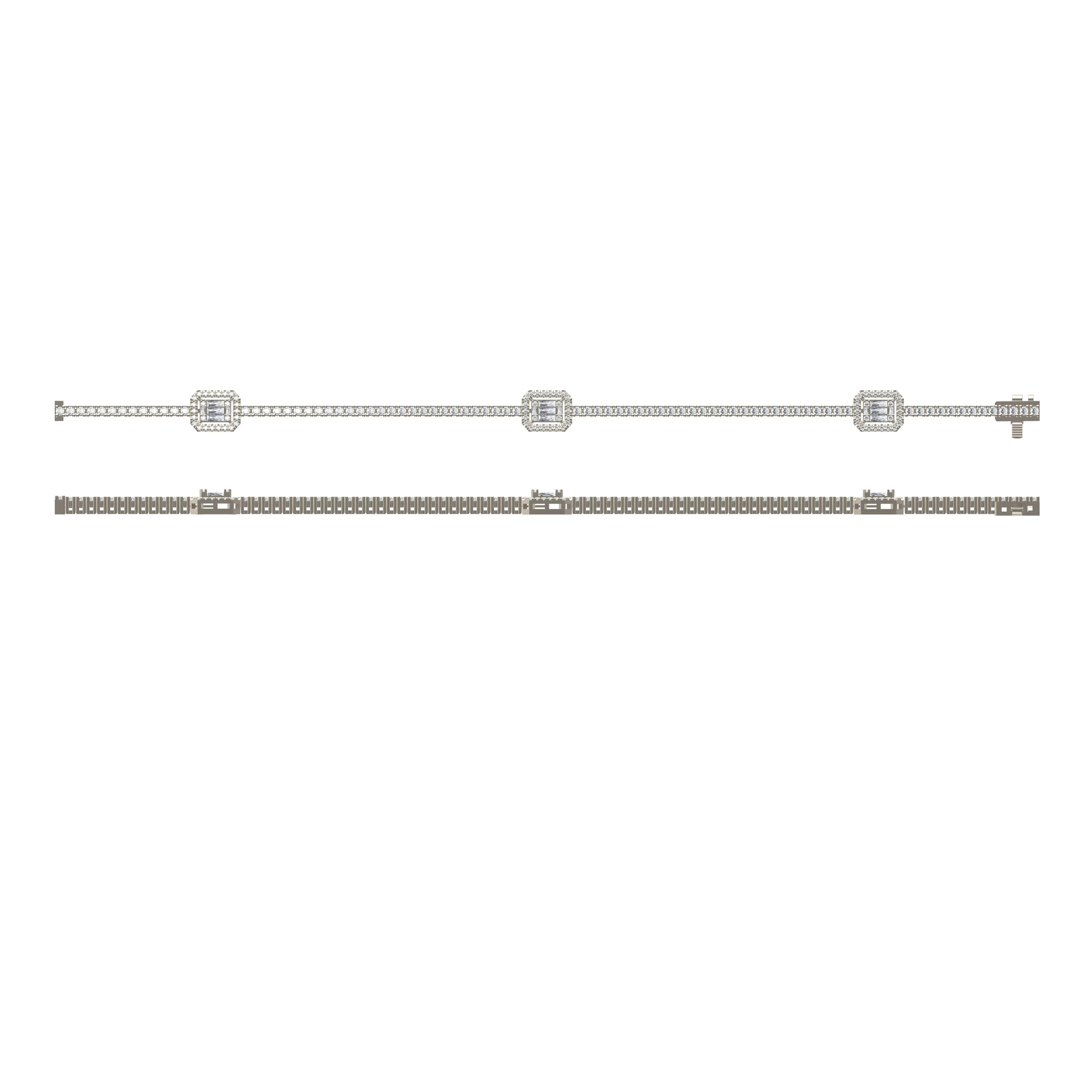 Salvini gioielli Bracciale in oro bianco con diamanti^ Bracciali | Magia