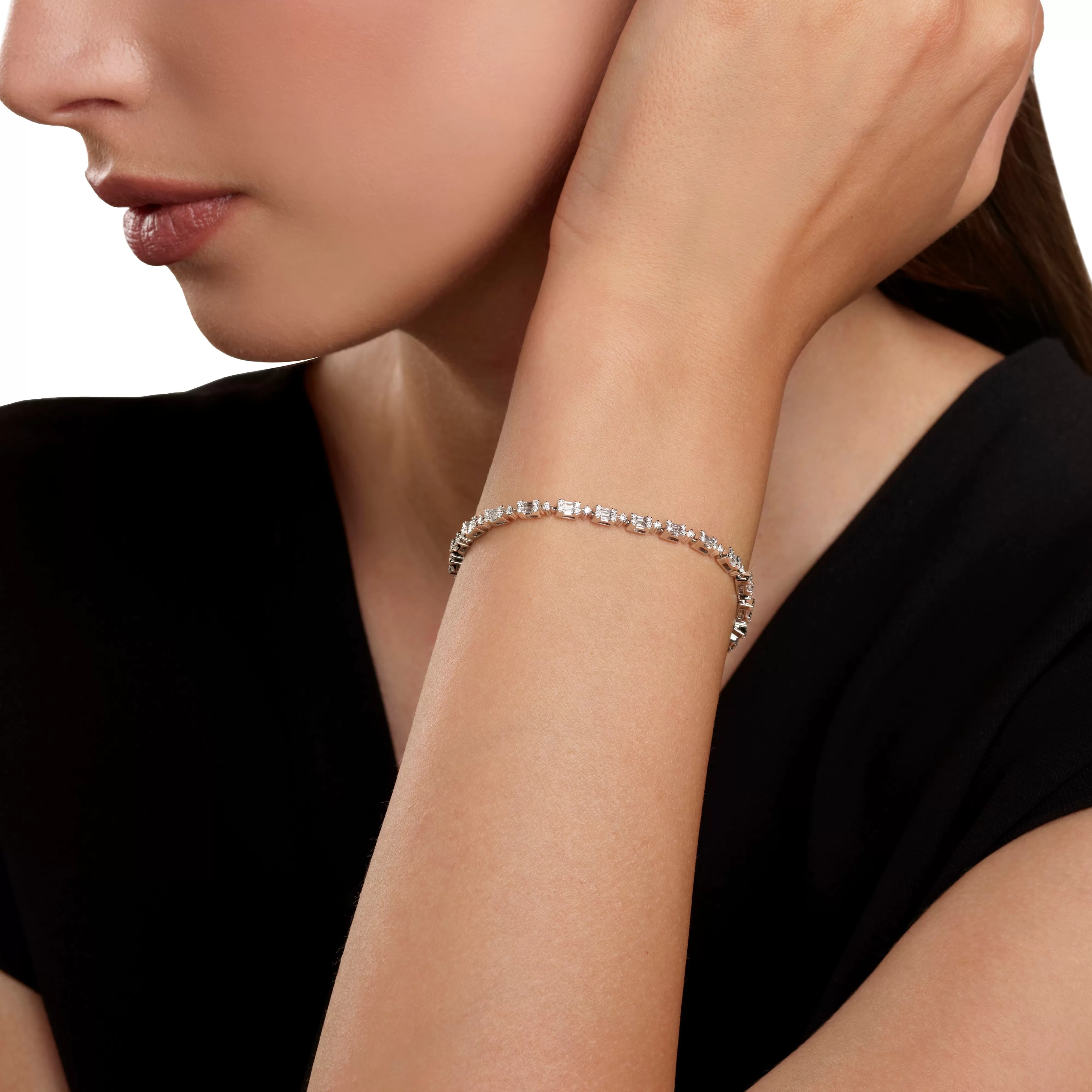 Salvini gioielli Bracciale in oro bianco con diamanti^ Bracciali | Magia