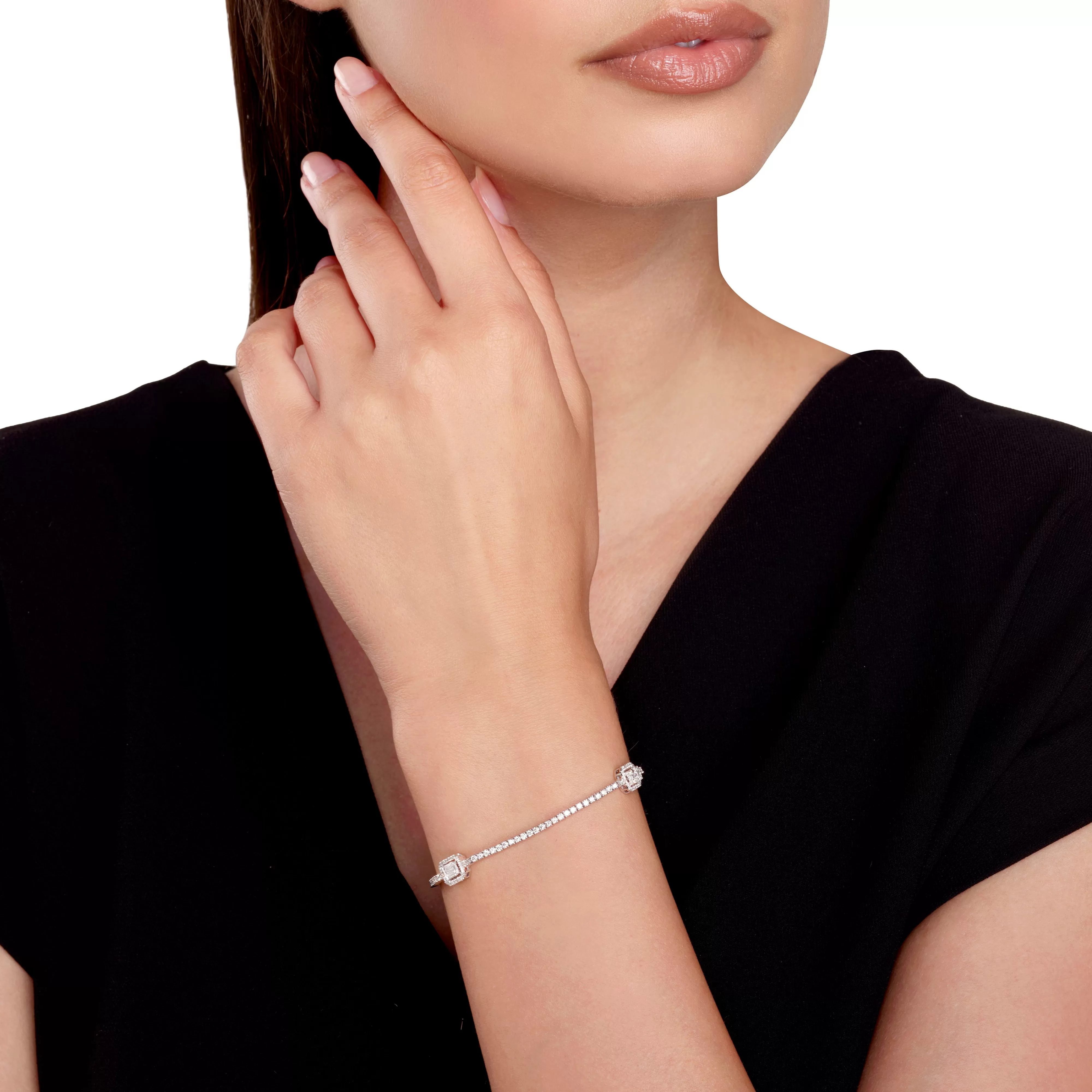 Salvini gioielli Bracciale in oro bianco con diamanti^ Bracciali | Magia