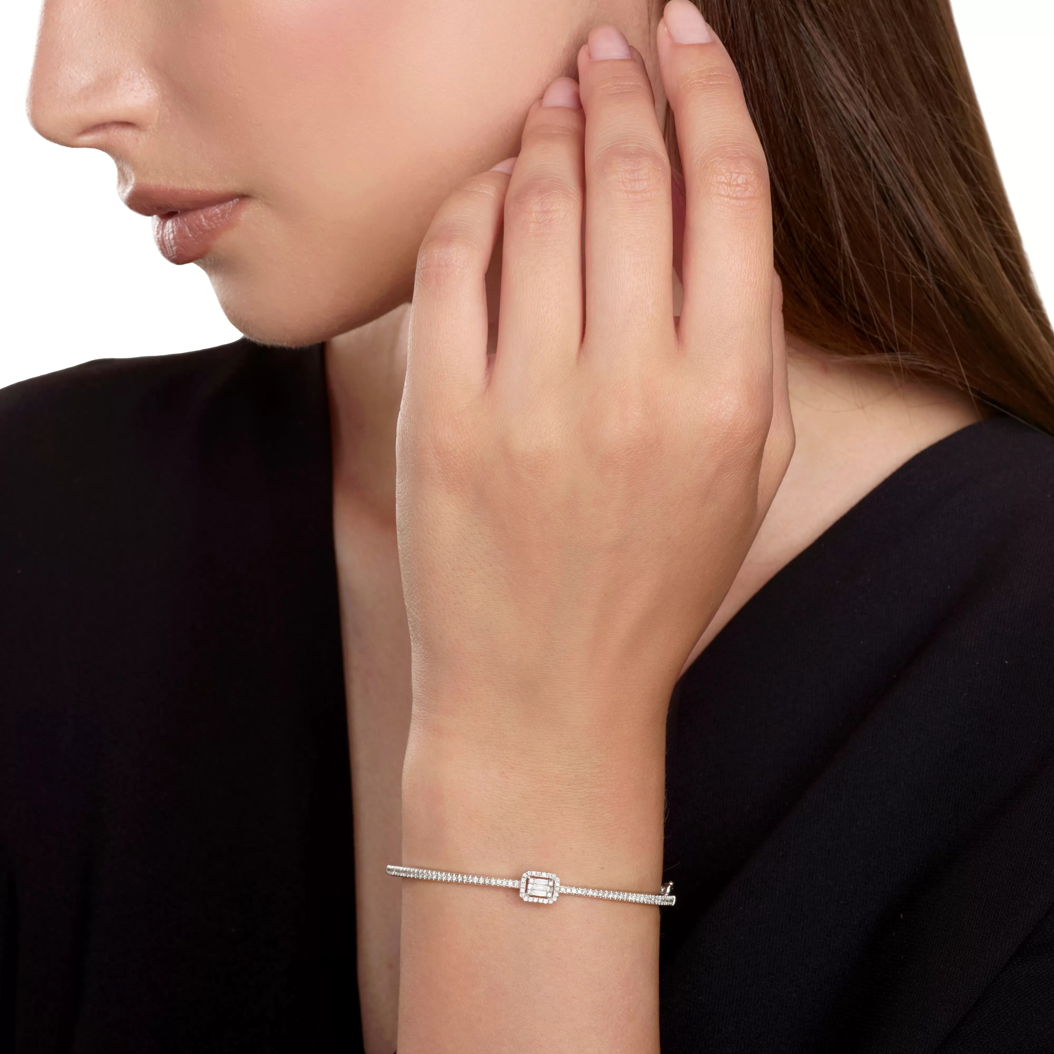 Salvini gioielli Bracciale in oro bianco con diamanti^ Anniversario | Bracciali