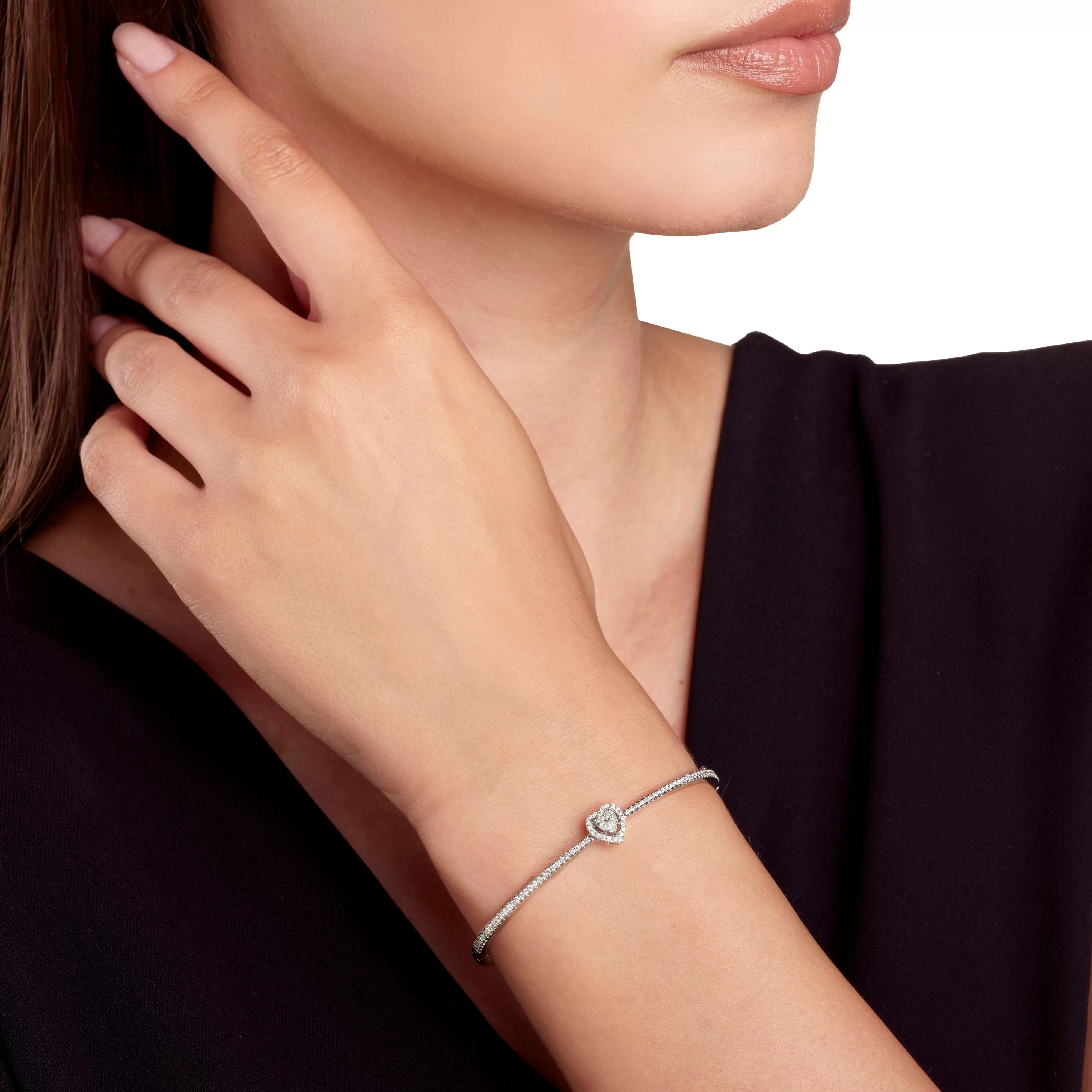 Salvini gioielli Bracciale in oro bianco con diamanti^ Anniversario | Bracciali