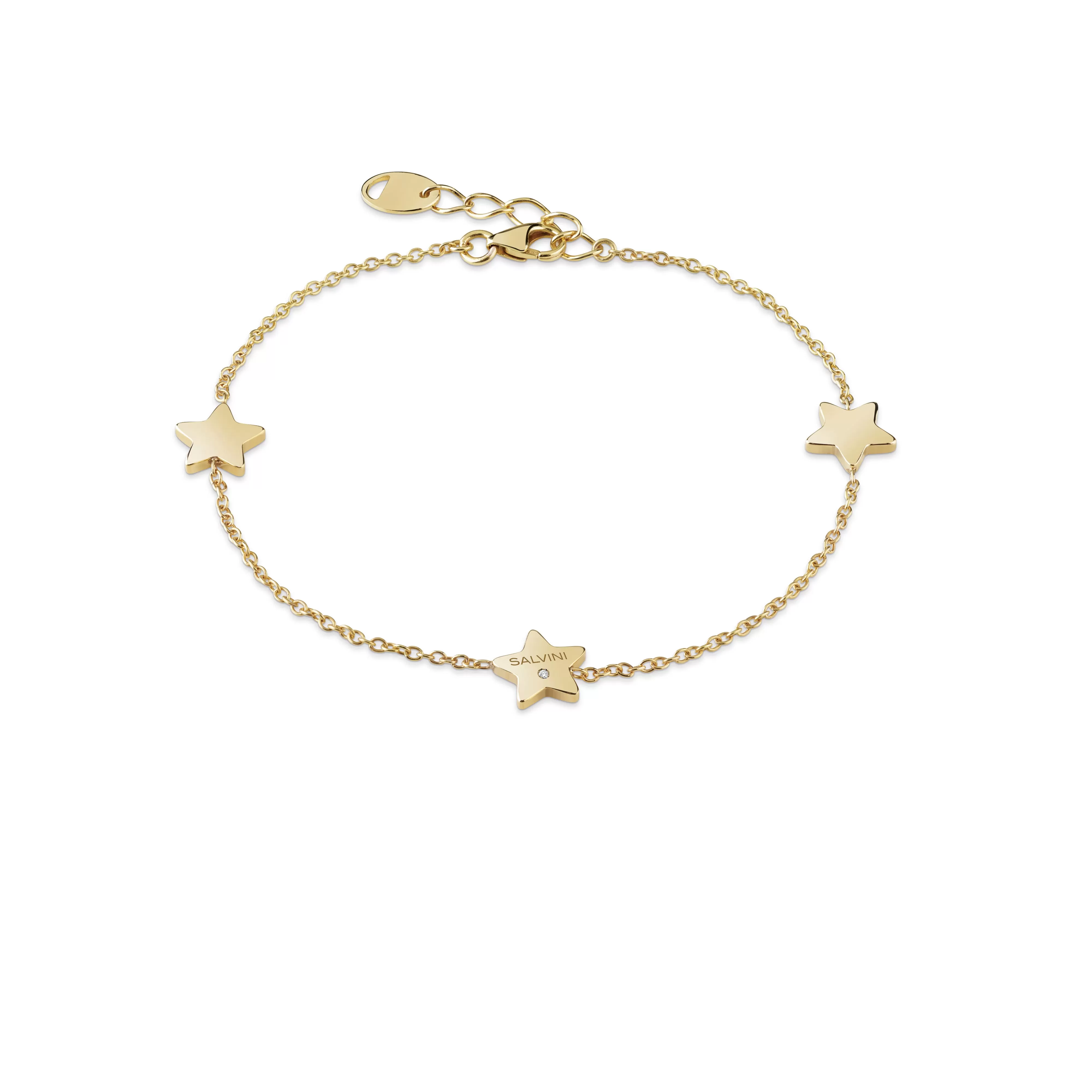 Salvini gioielli Bracciale in oro giallo 9 kt con diamante^ Anniversario | Bracciali