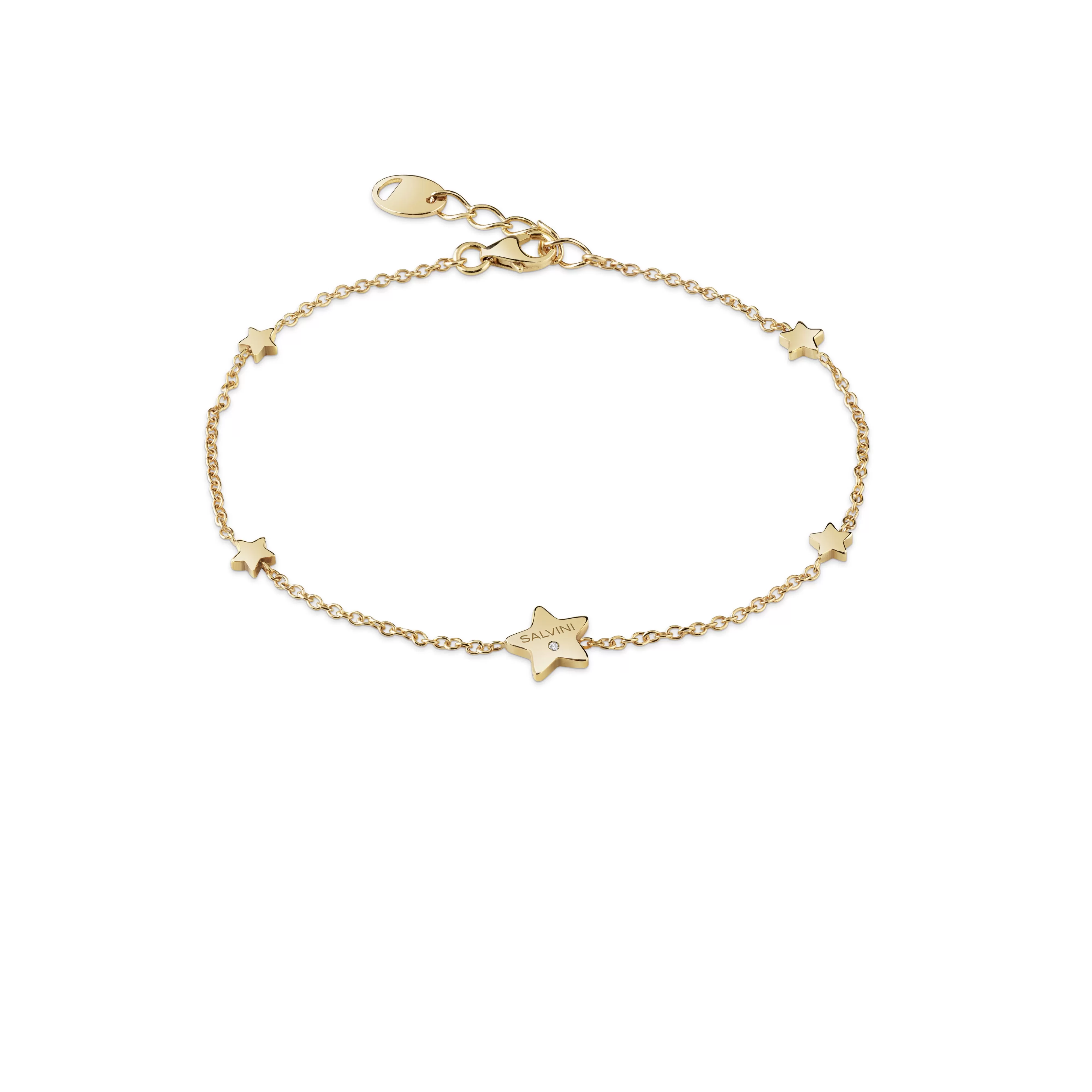 Salvini gioielli Bracciale in oro giallo 9 kt con diamante^ Anniversario | Bracciali