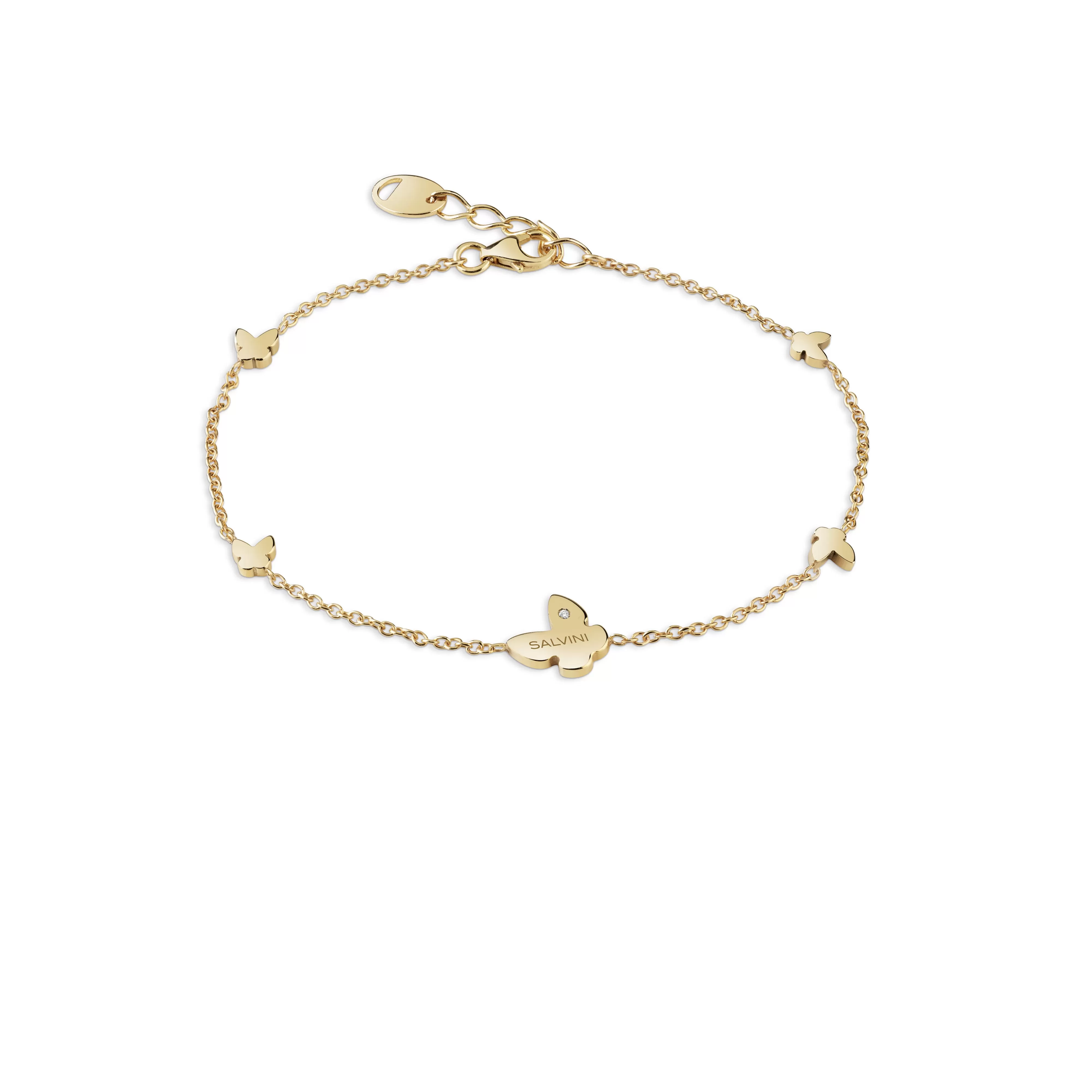 Salvini gioielli Bracciale in oro giallo 9 kt con diamante^ Anniversario | I Segni