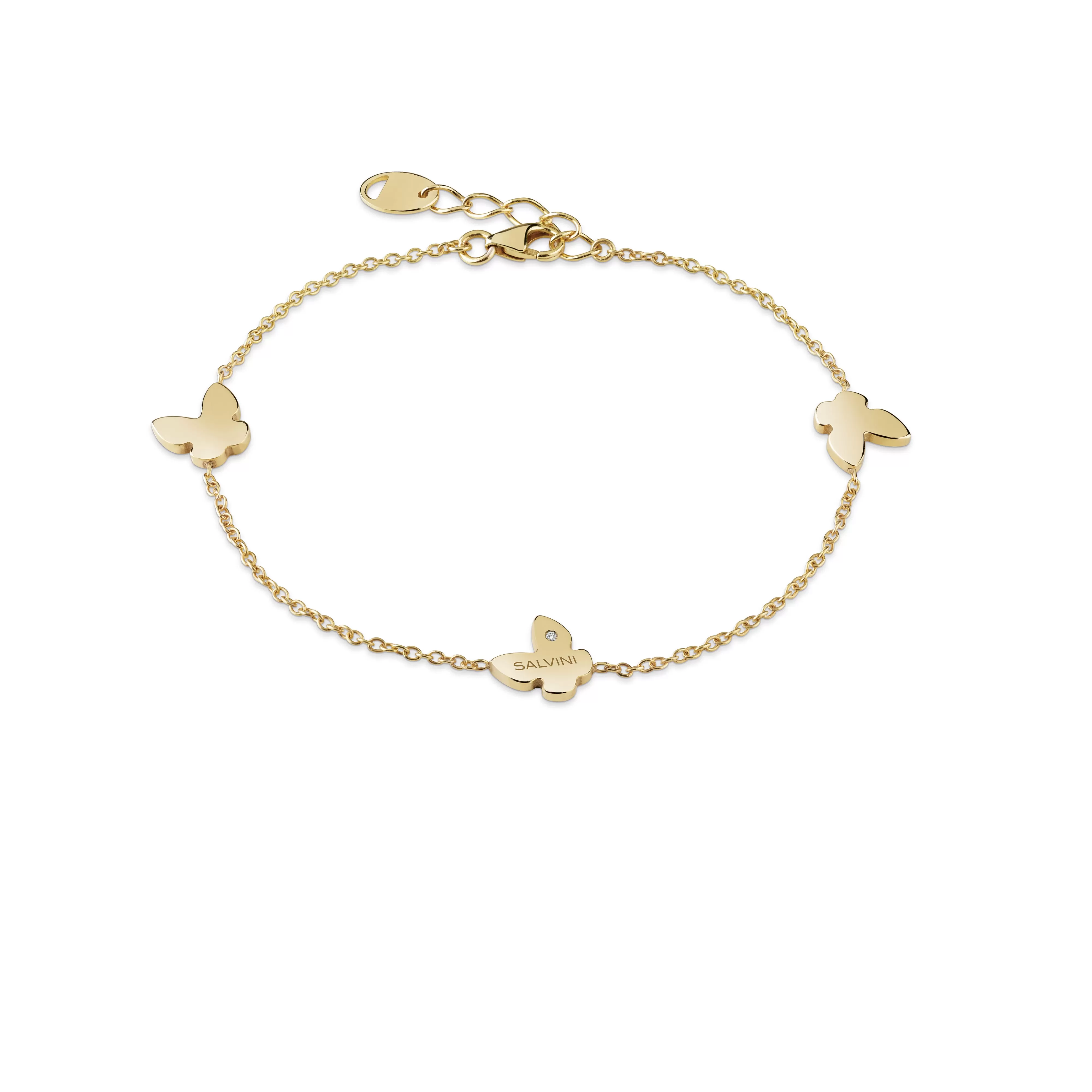Salvini gioielli Bracciale in oro giallo 9 kt con diamante^ Bracciali | I Segni