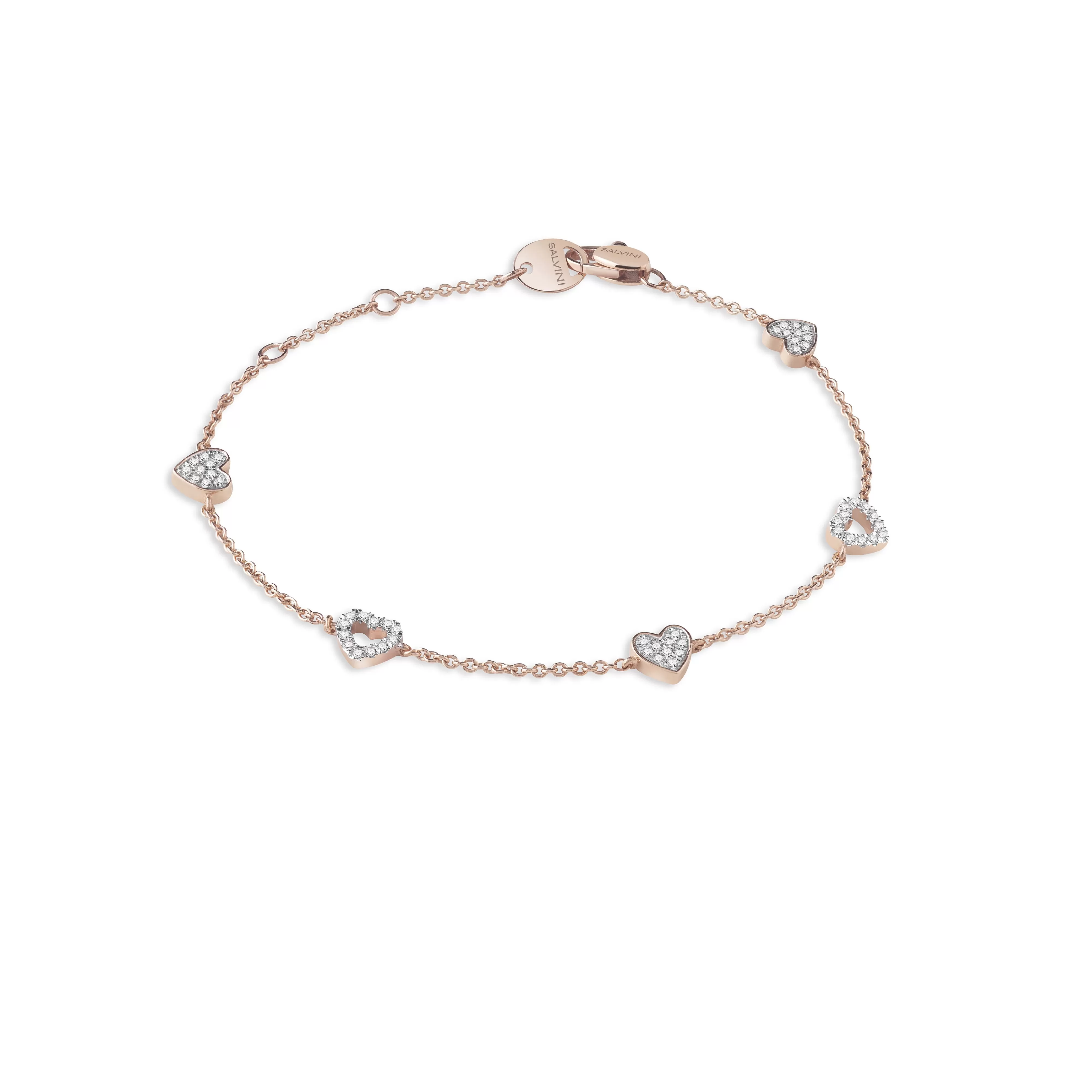 Salvini gioielli Bracciale in oro rosa con diamanti^ Bracciali | I Segni