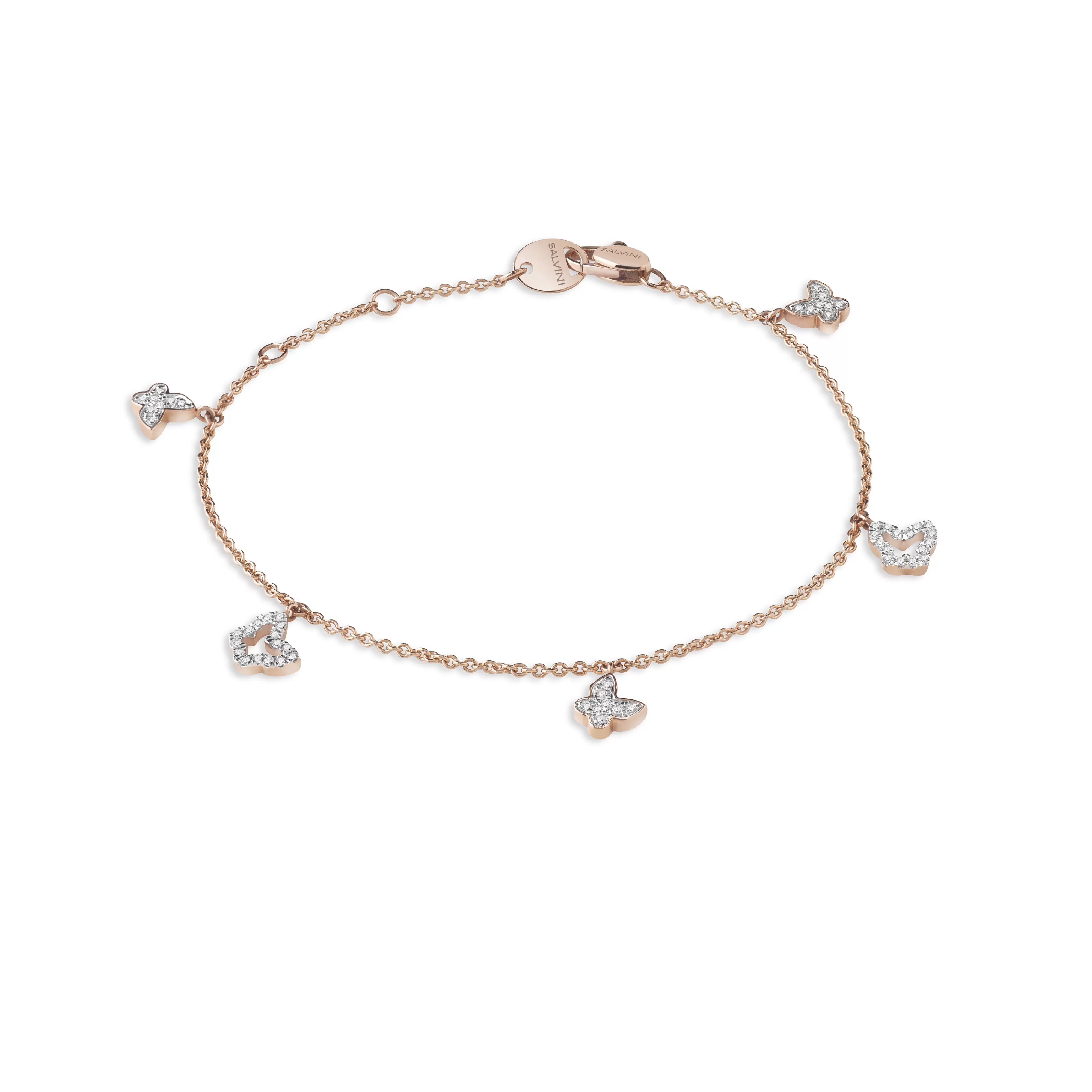 Salvini gioielli Bracciale in oro rosa con diamanti^ Bracciali | I Segni