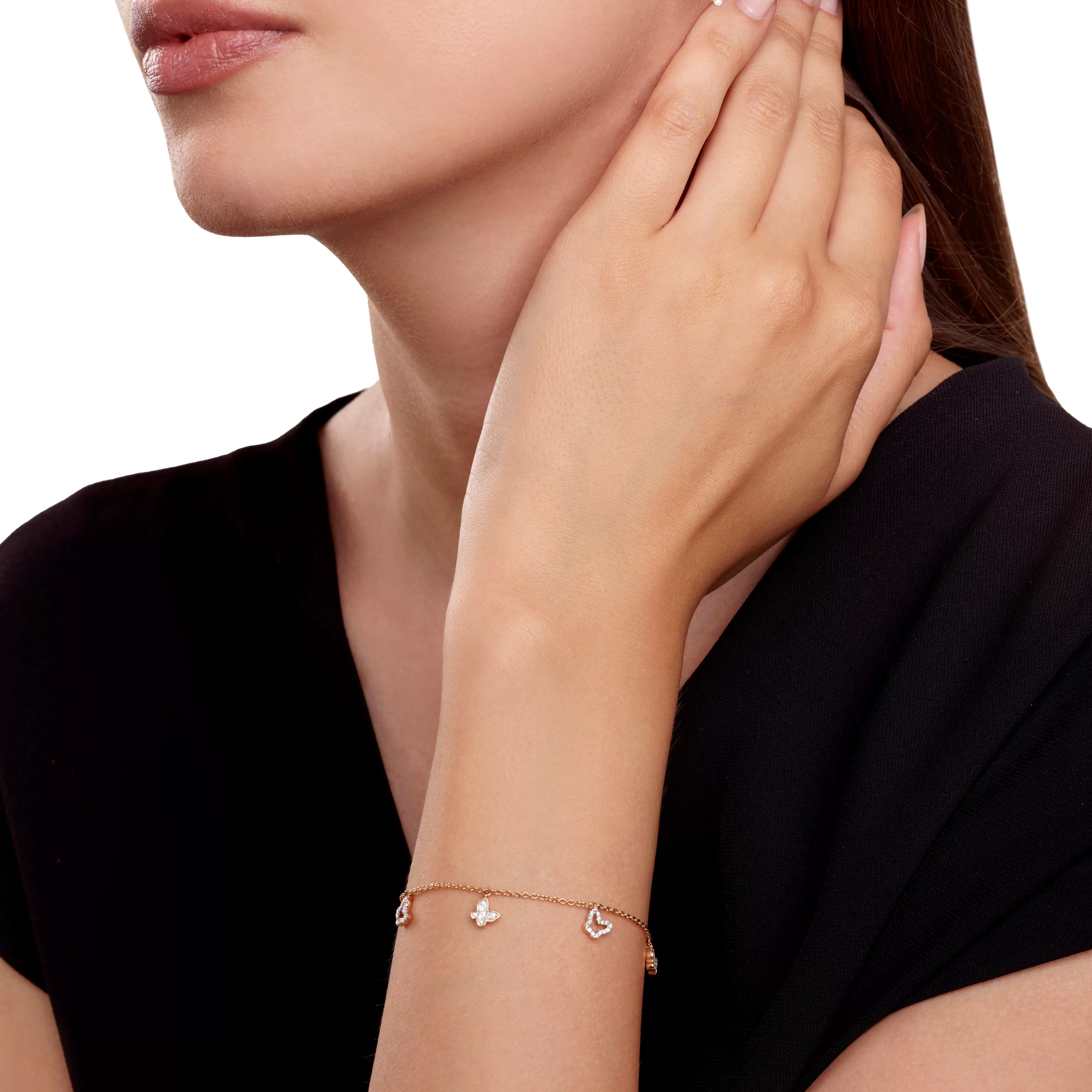Salvini gioielli Bracciale in oro rosa con diamanti^ Bracciali | I Segni