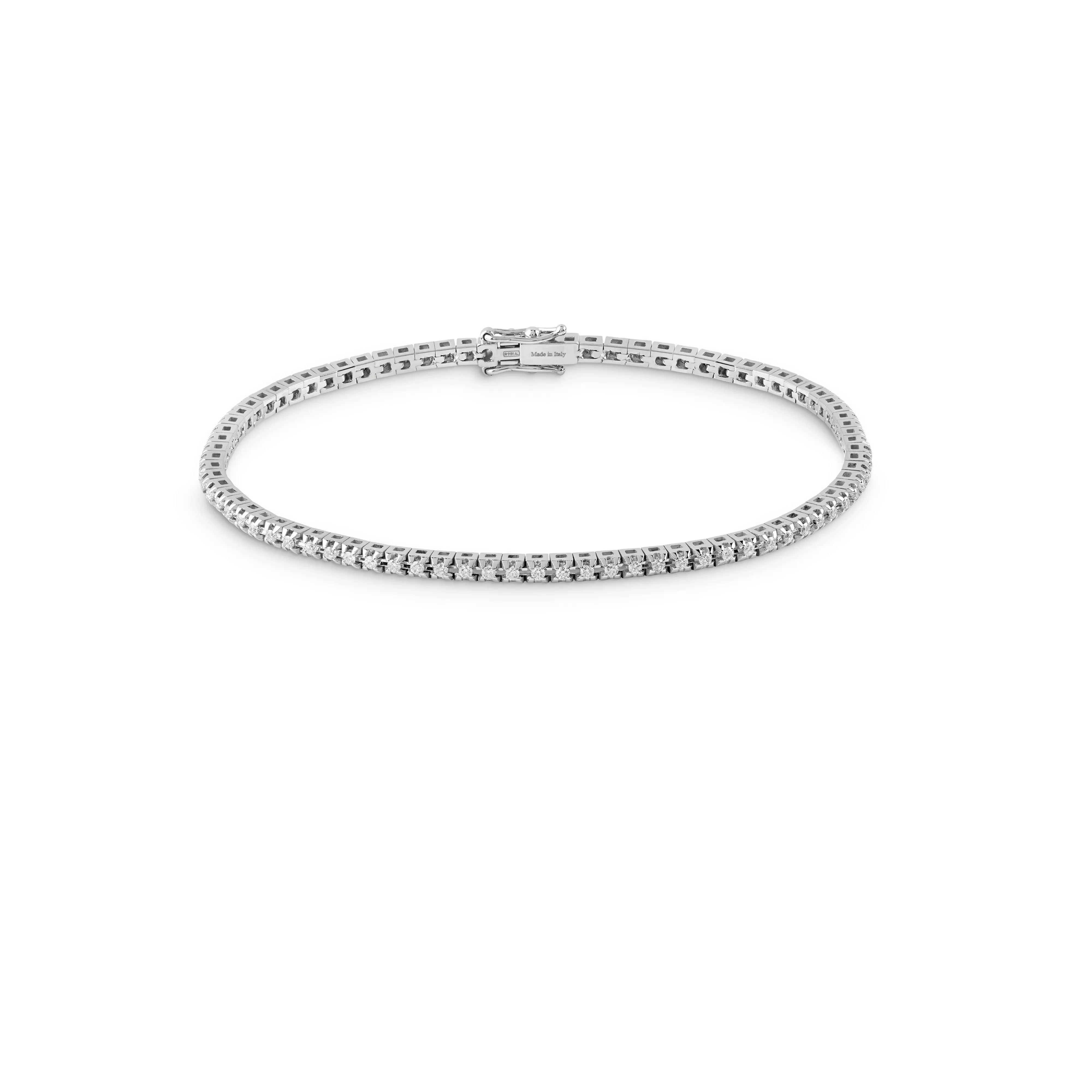 Salvini gioielli Bracciale tennis in oro bianco con diamanti^ Tutte Le Collezioni | Bracciali