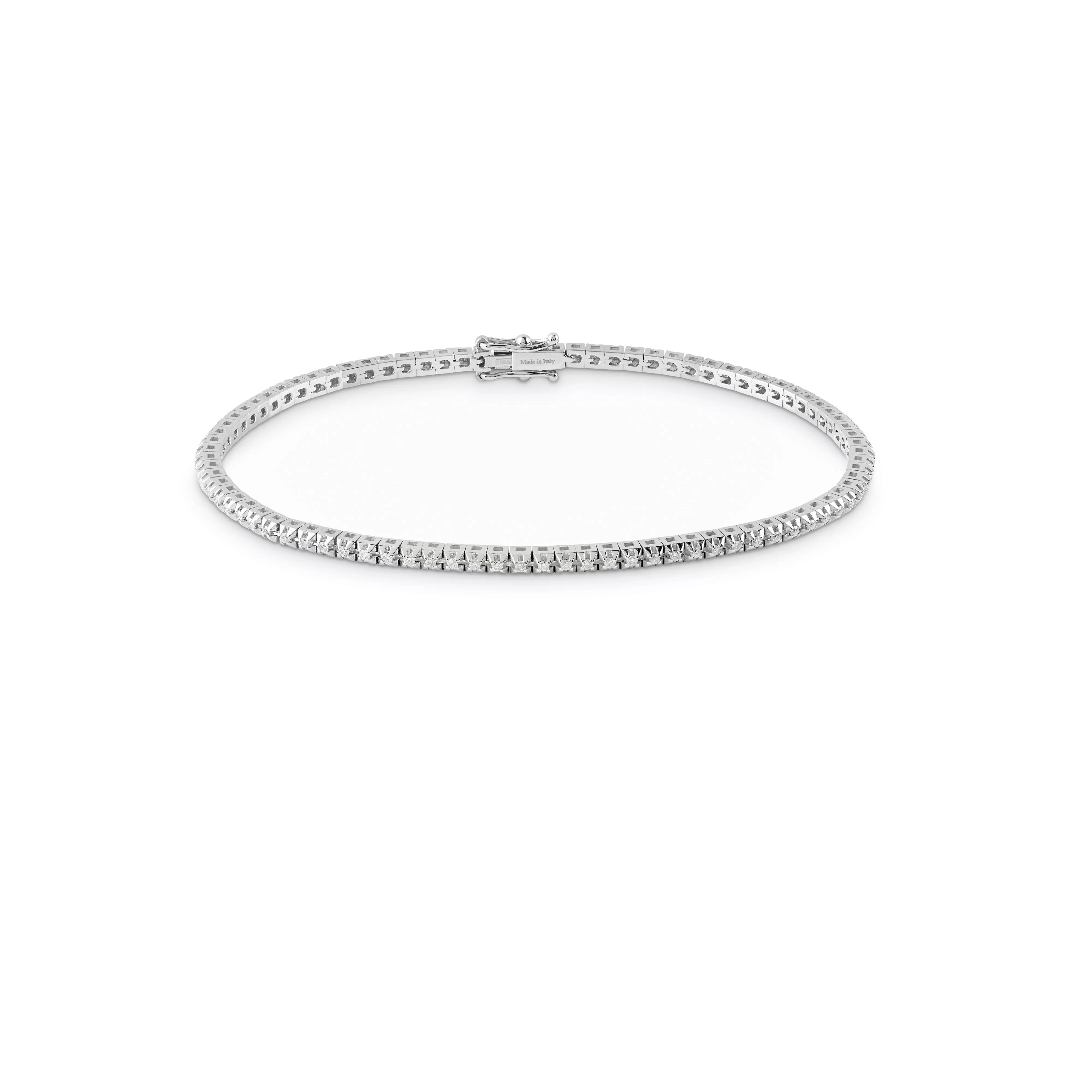 Salvini gioielli Bracciale tennis in oro bianco con diamanti^ Tutte Le Collezioni | Bracciali