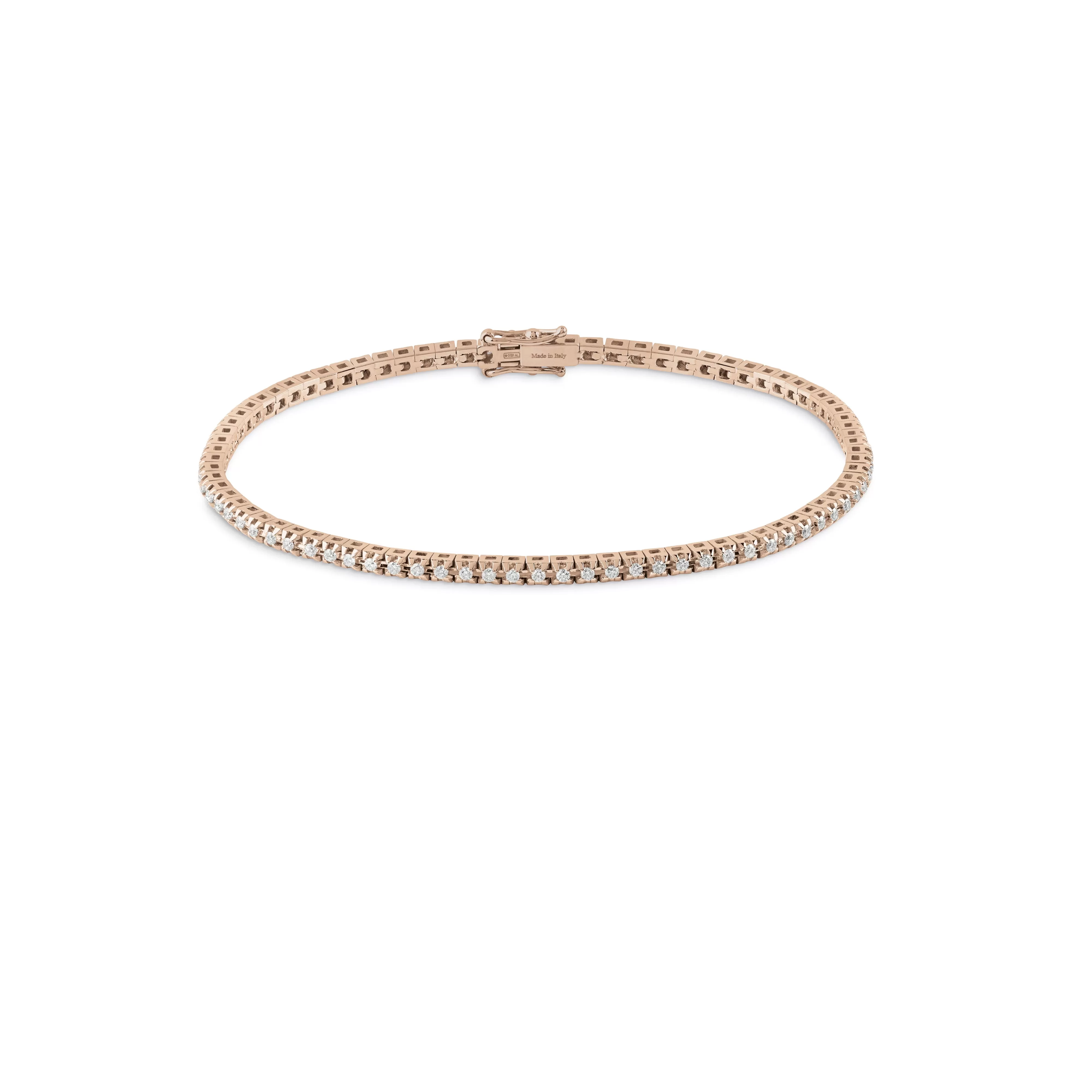Salvini gioielli Bracciale tennis in oro rosa con diamanti^ Battito | Vedi Tutti