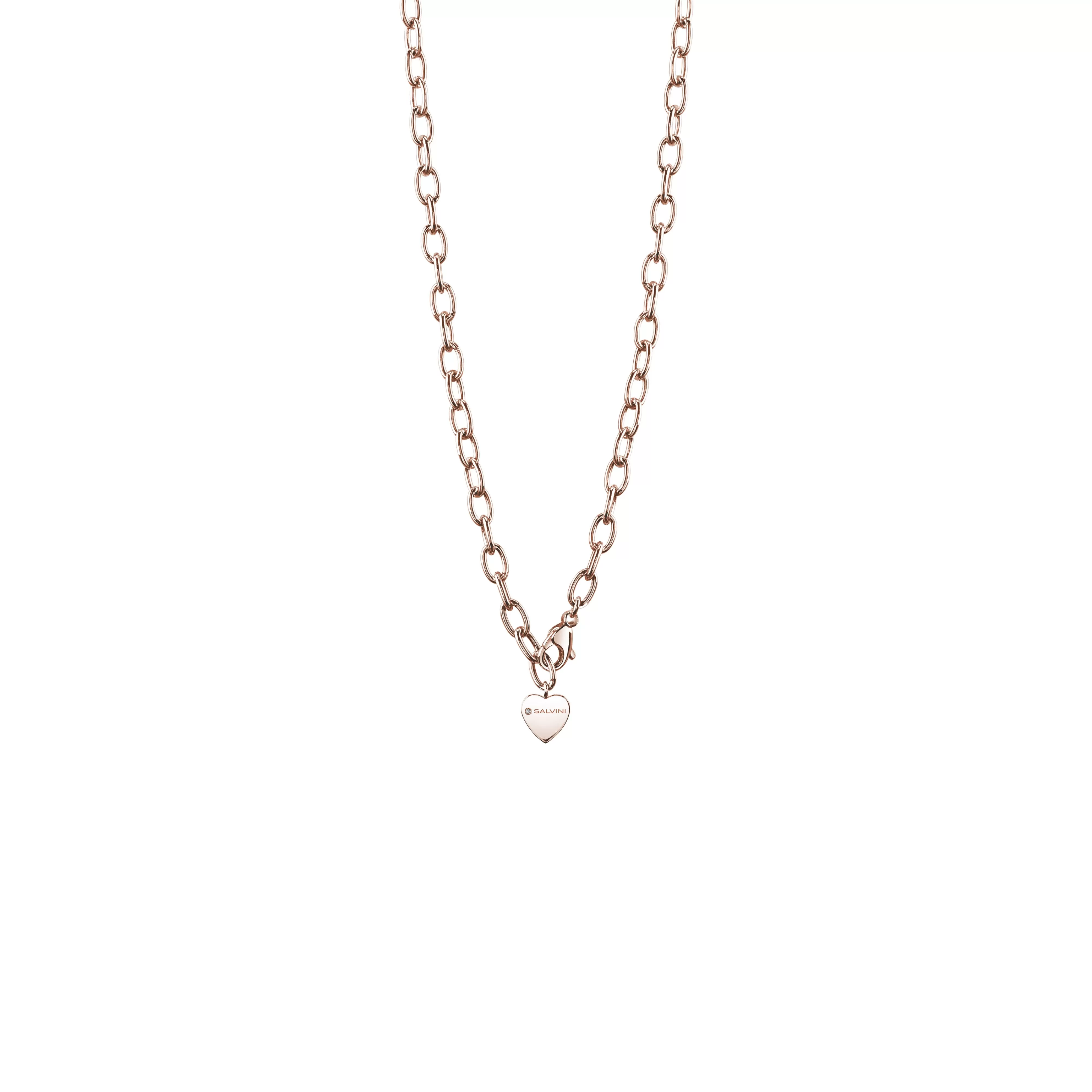 Salvini gioielli Collana in argento rosa con diamante^ Collane