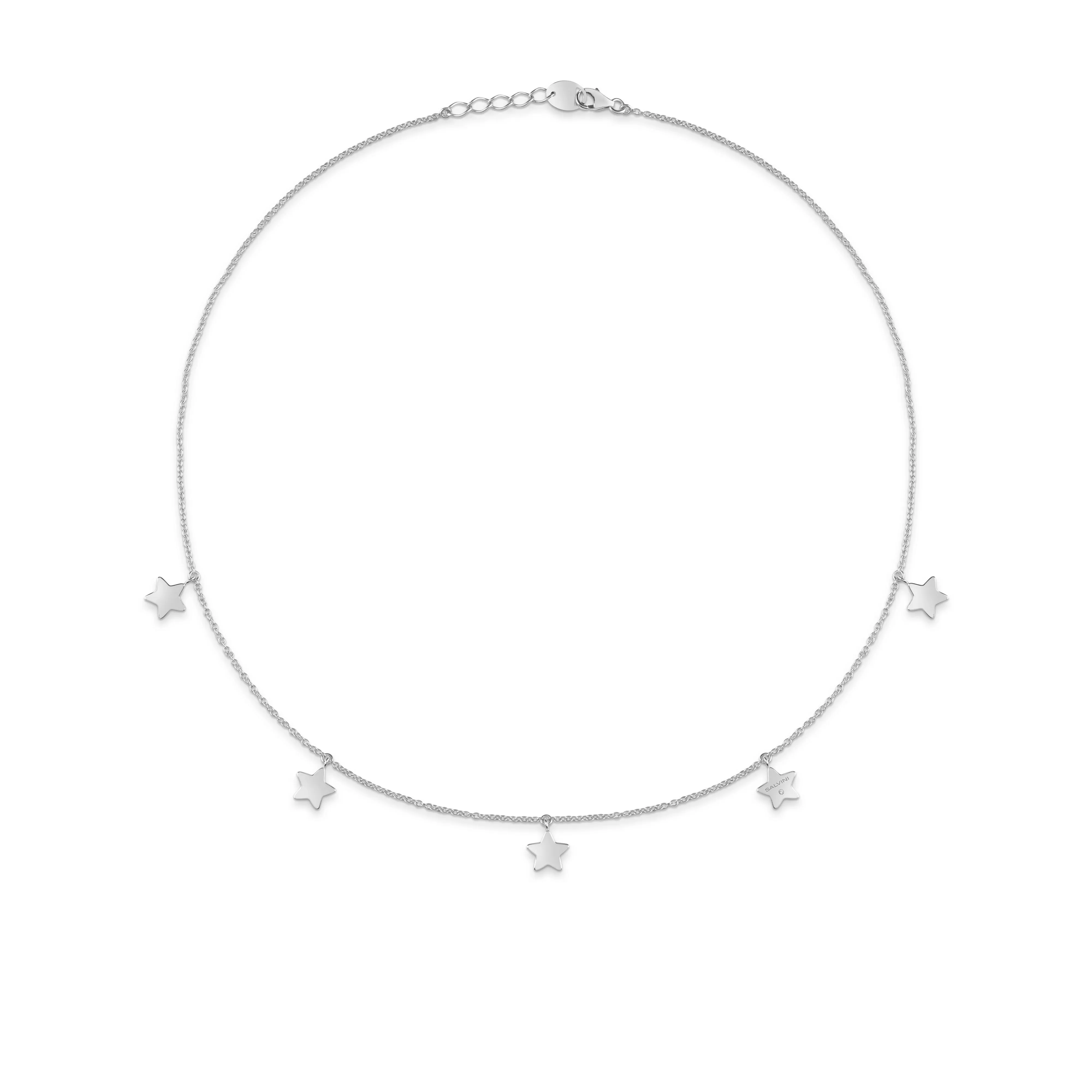 Salvini gioielli Collana in oro bianco 9 kt con diamante^ Anniversario | Collane