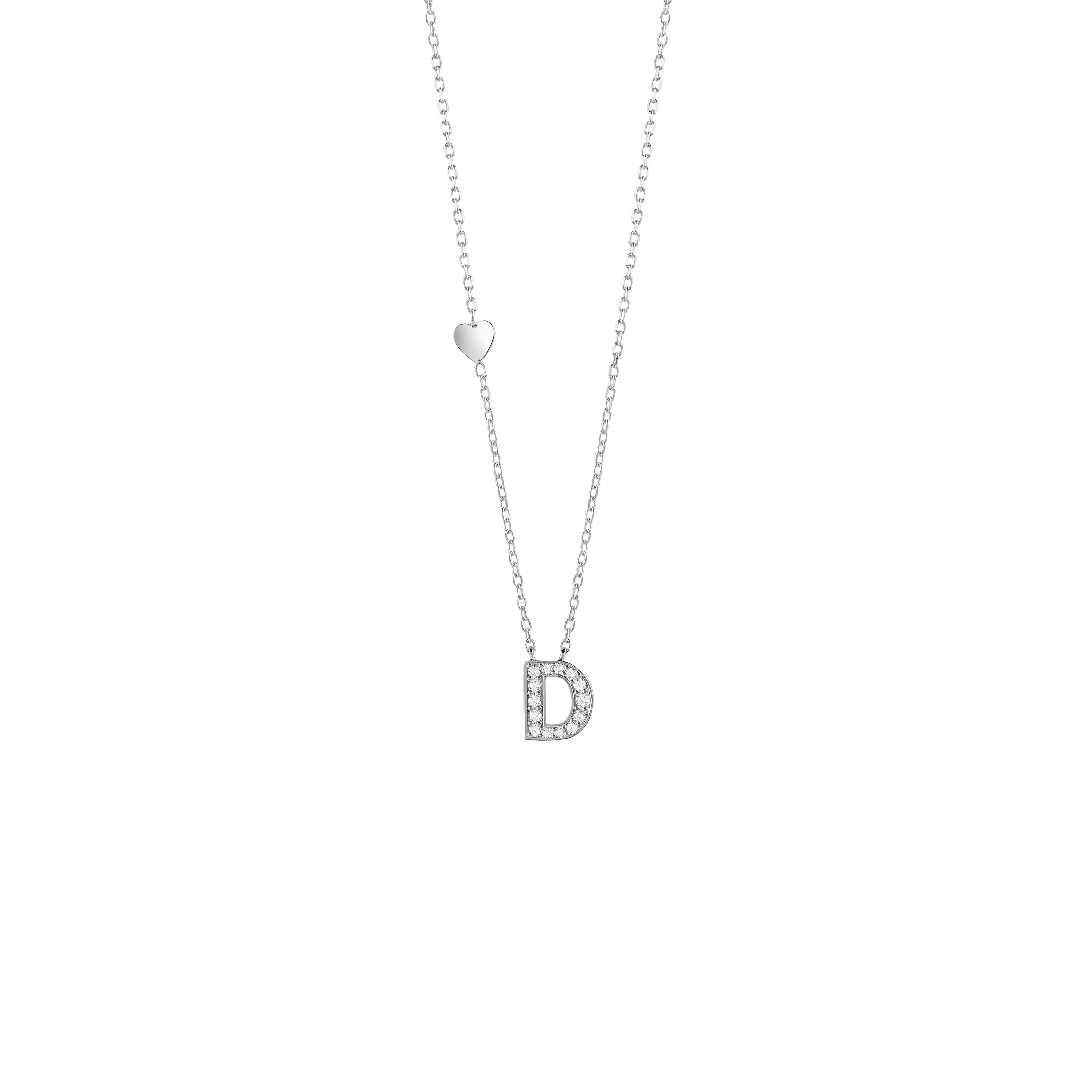 Salvini gioielli Collana in oro bianco con diamanti^ Be Happy | Collane