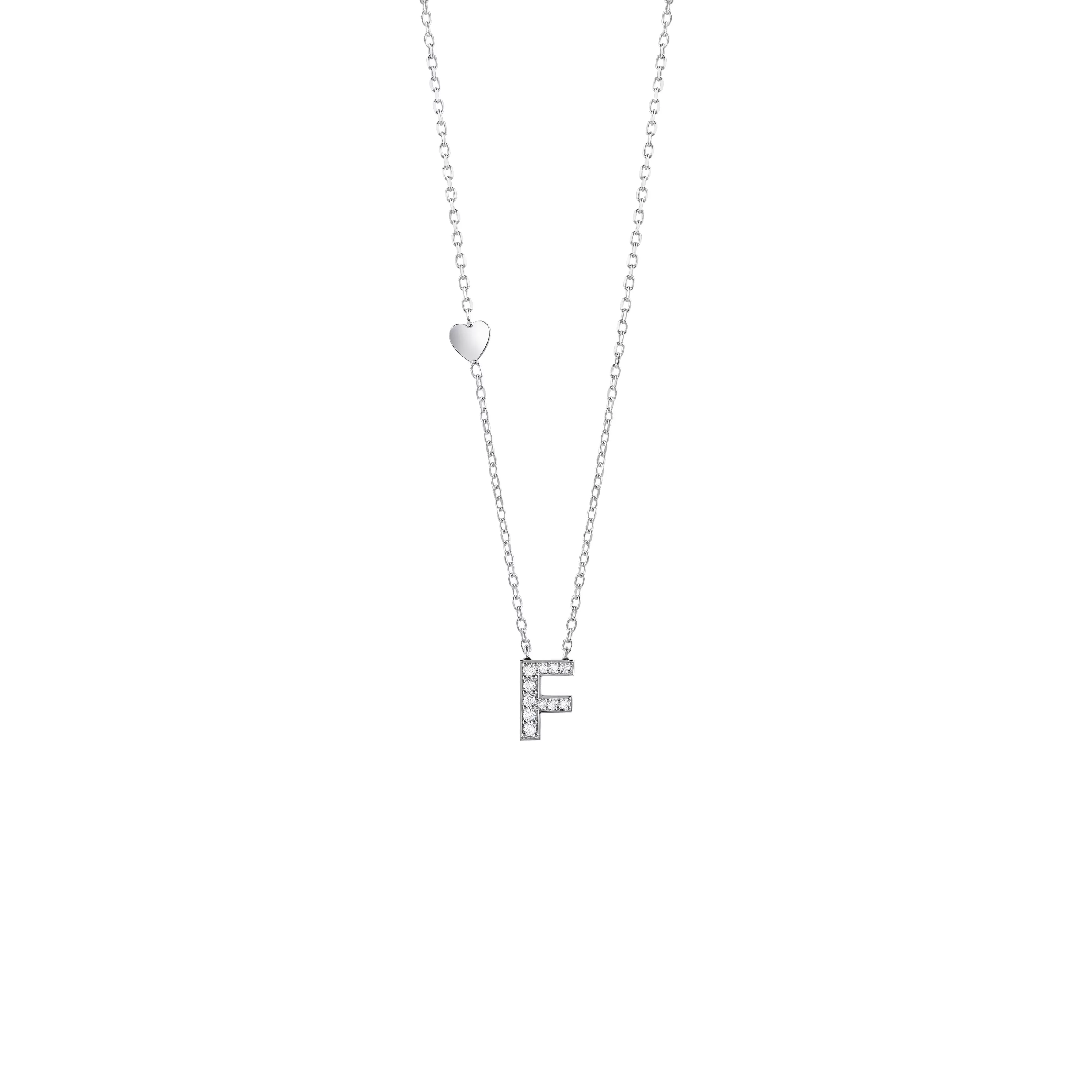 Salvini gioielli Collana in oro bianco con diamanti^ Be Happy | Collane
