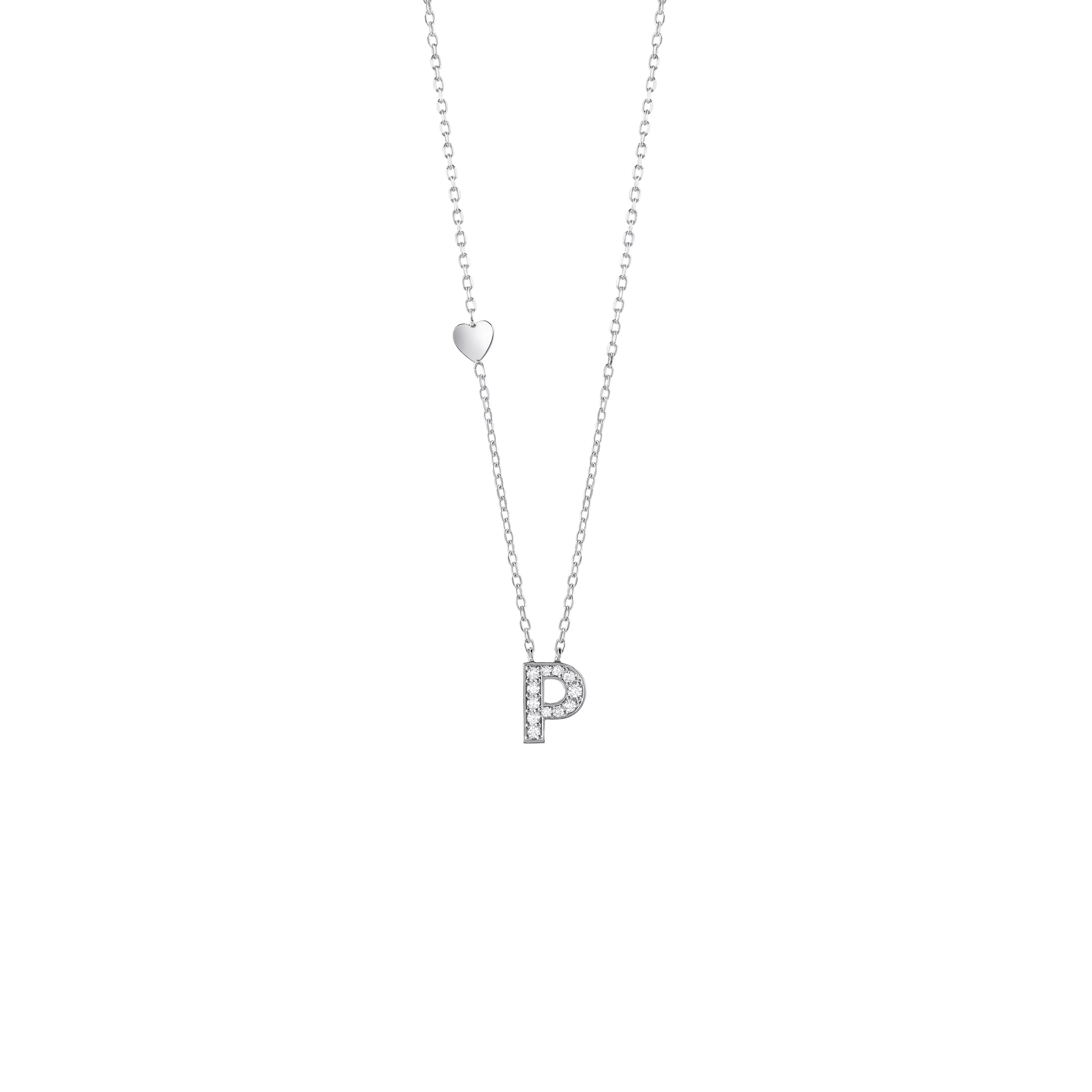 Salvini gioielli Collana in oro bianco con diamanti^ Be Happy | Collane
