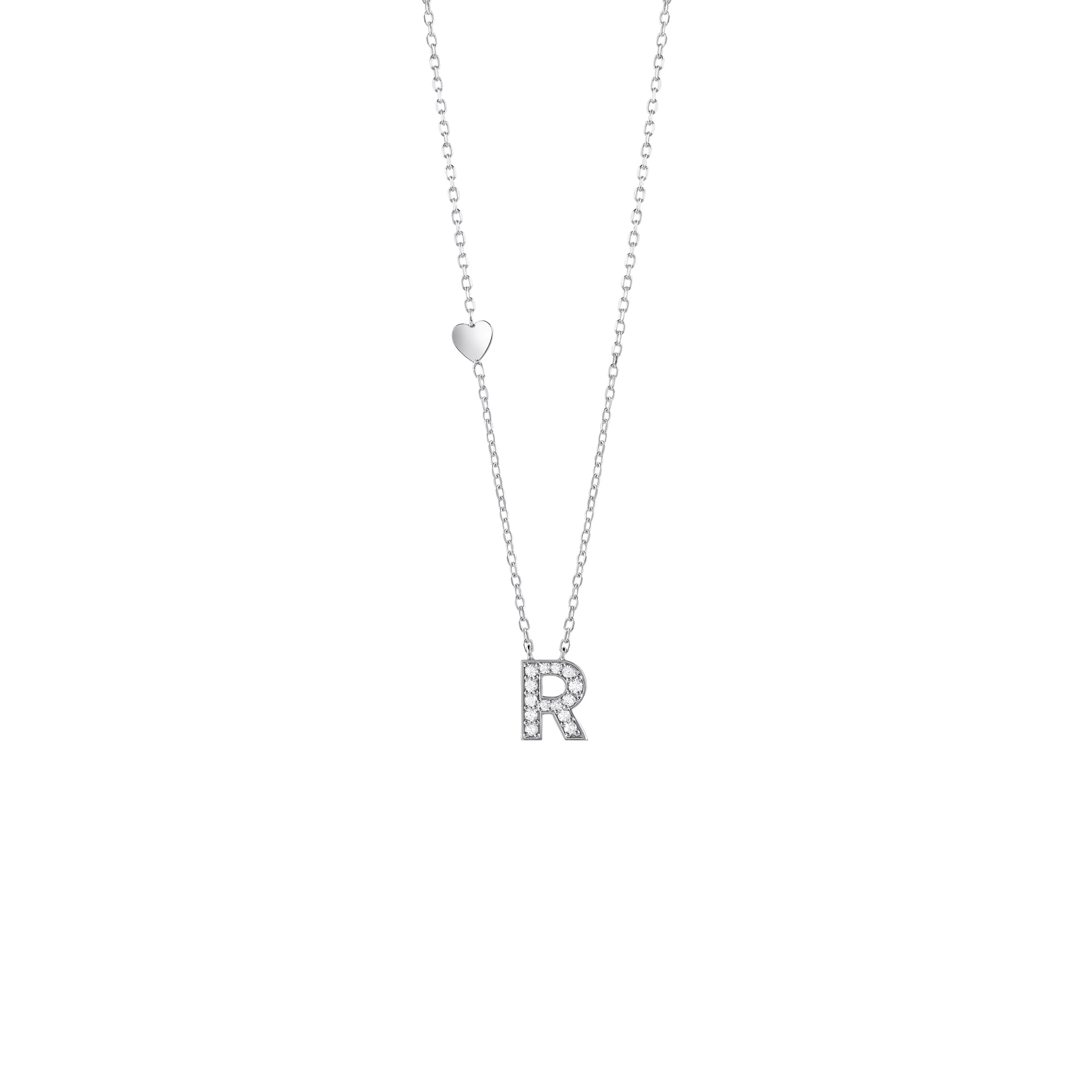 Salvini gioielli Collana in oro bianco con diamanti^ Be Happy | Collane