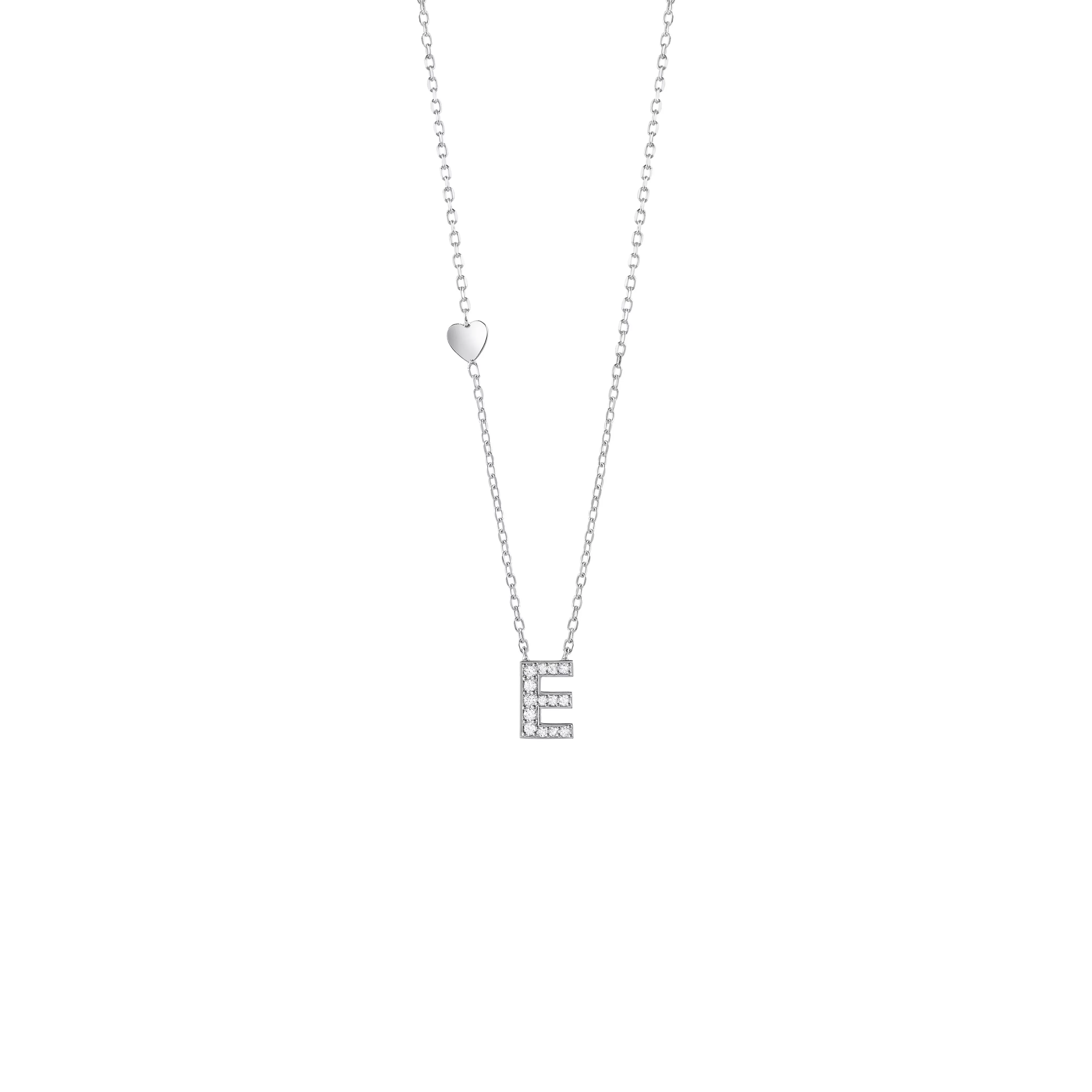 Salvini gioielli Collana in oro bianco con diamanti^ Be Happy | Collane