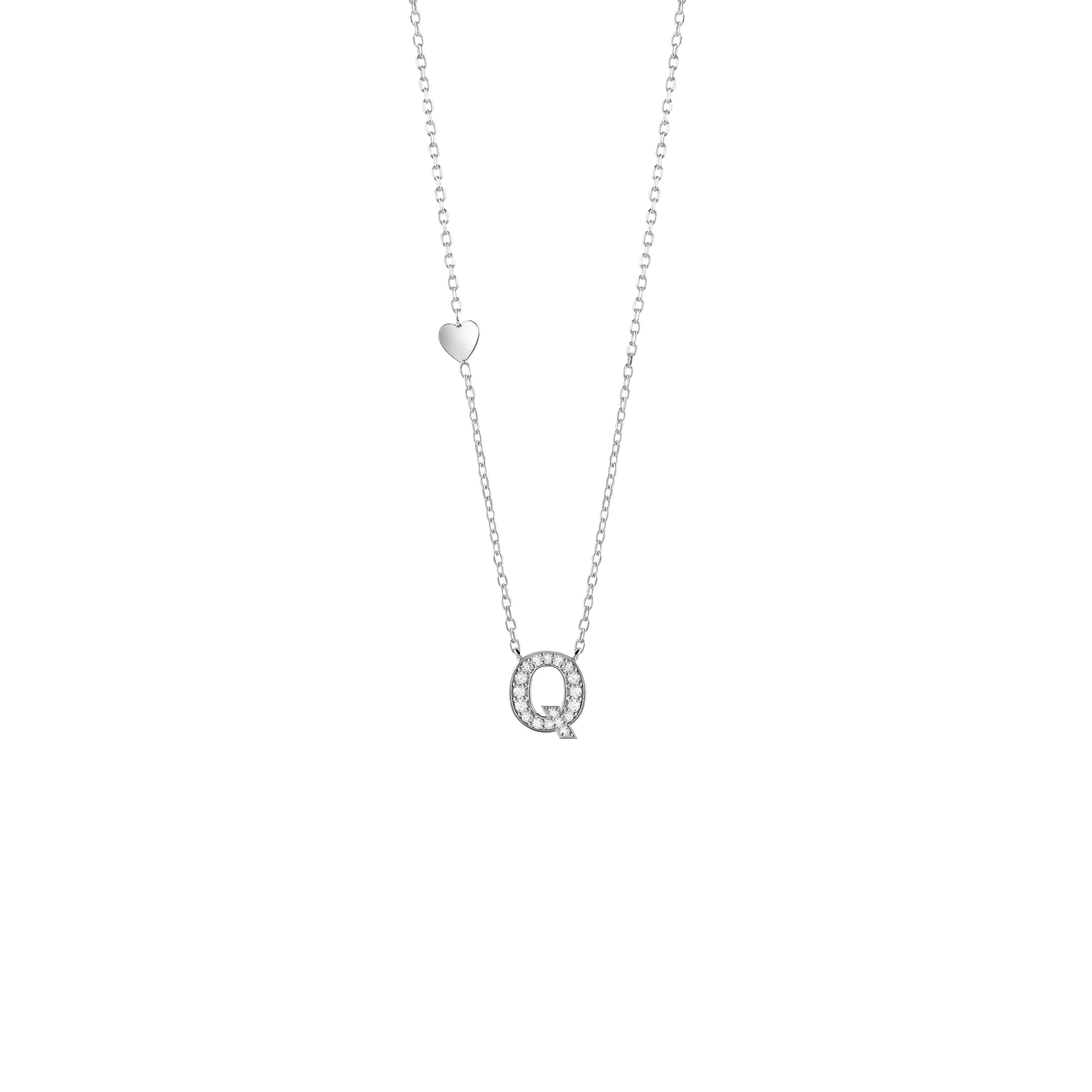Salvini gioielli Collana in oro bianco con diamanti^ Be Happy | Collane