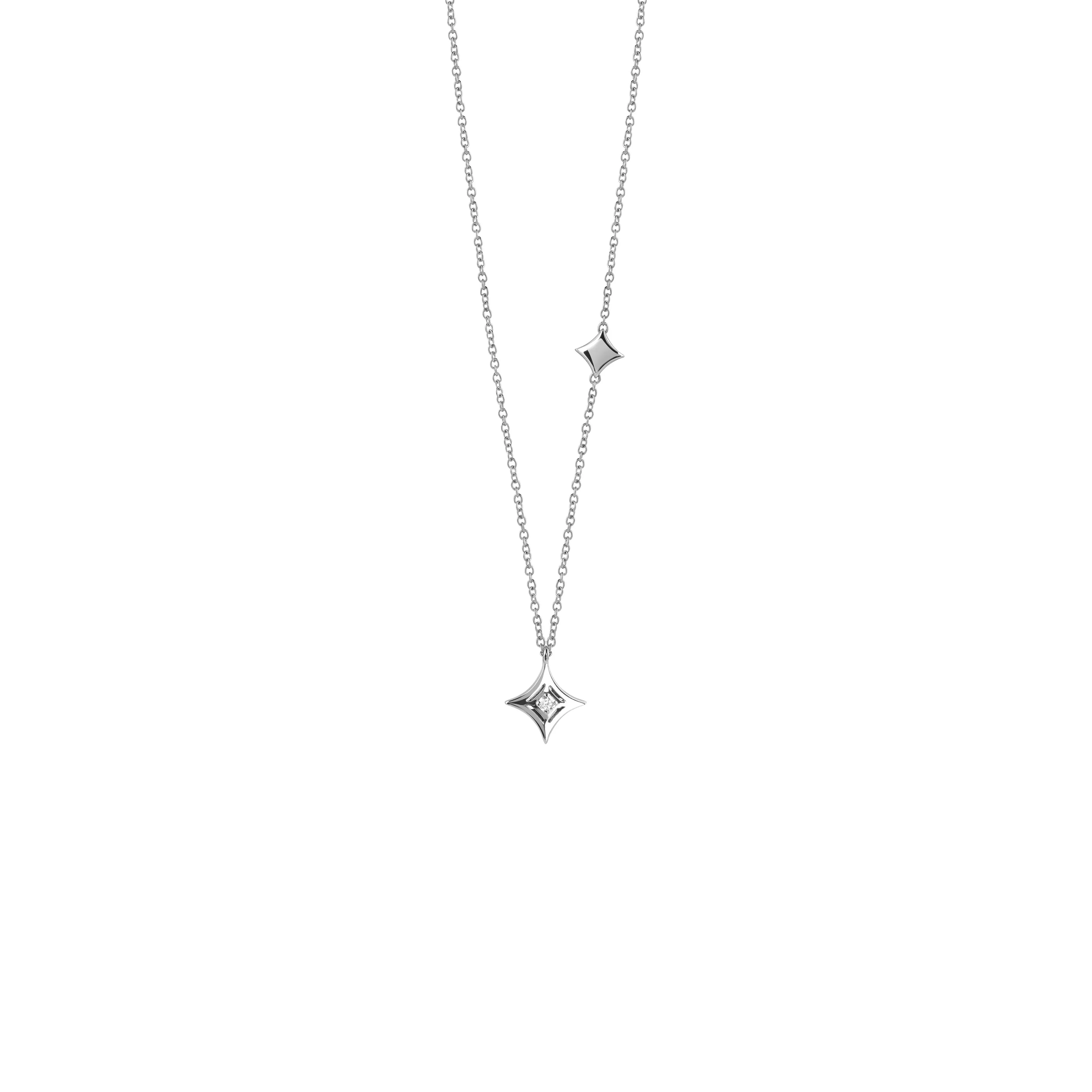 Salvini gioielli Collana in oro bianco con diamanti^ Collane | Luce