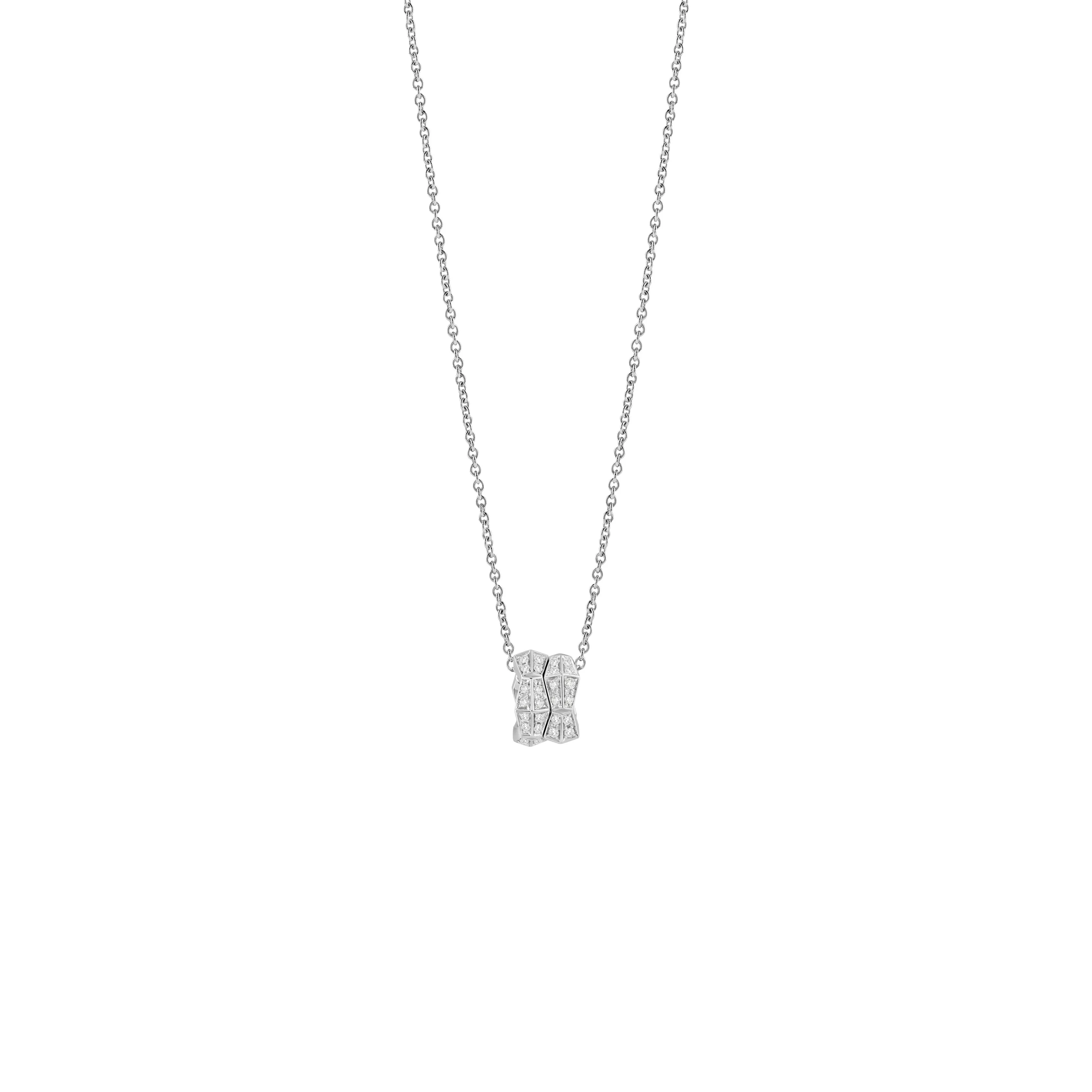 Salvini gioielli Collana in oro bianco con diamanti ehybrid ceramic rossa^Uomo Collane | Eva
