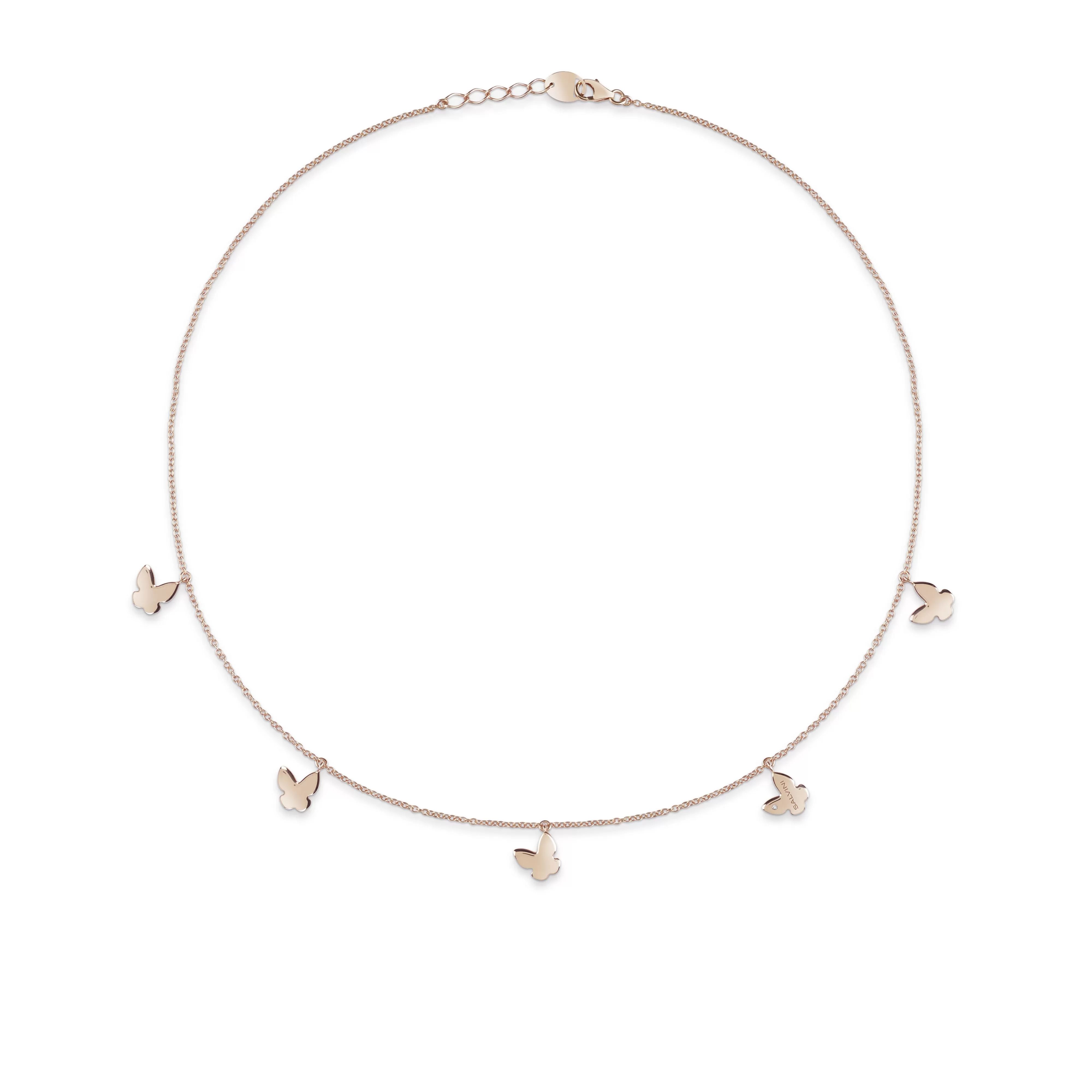 Salvini gioielli Collana in oro rosa 9 kt con diamante^ Anniversario | Collane