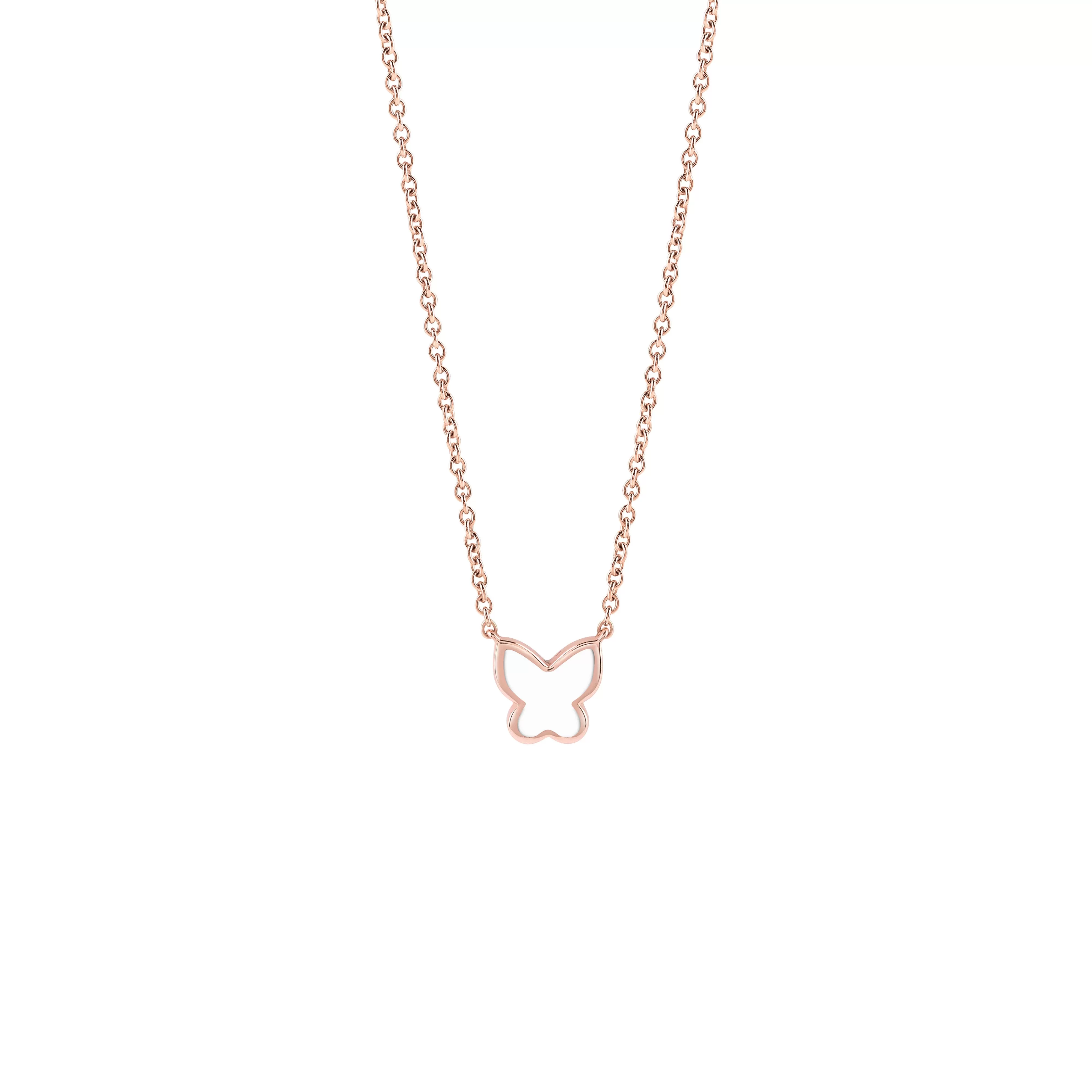 Salvini gioielli Collana in oro rosa con hybrid ceramic bianca^ Tutte Le Collezioni | Collane