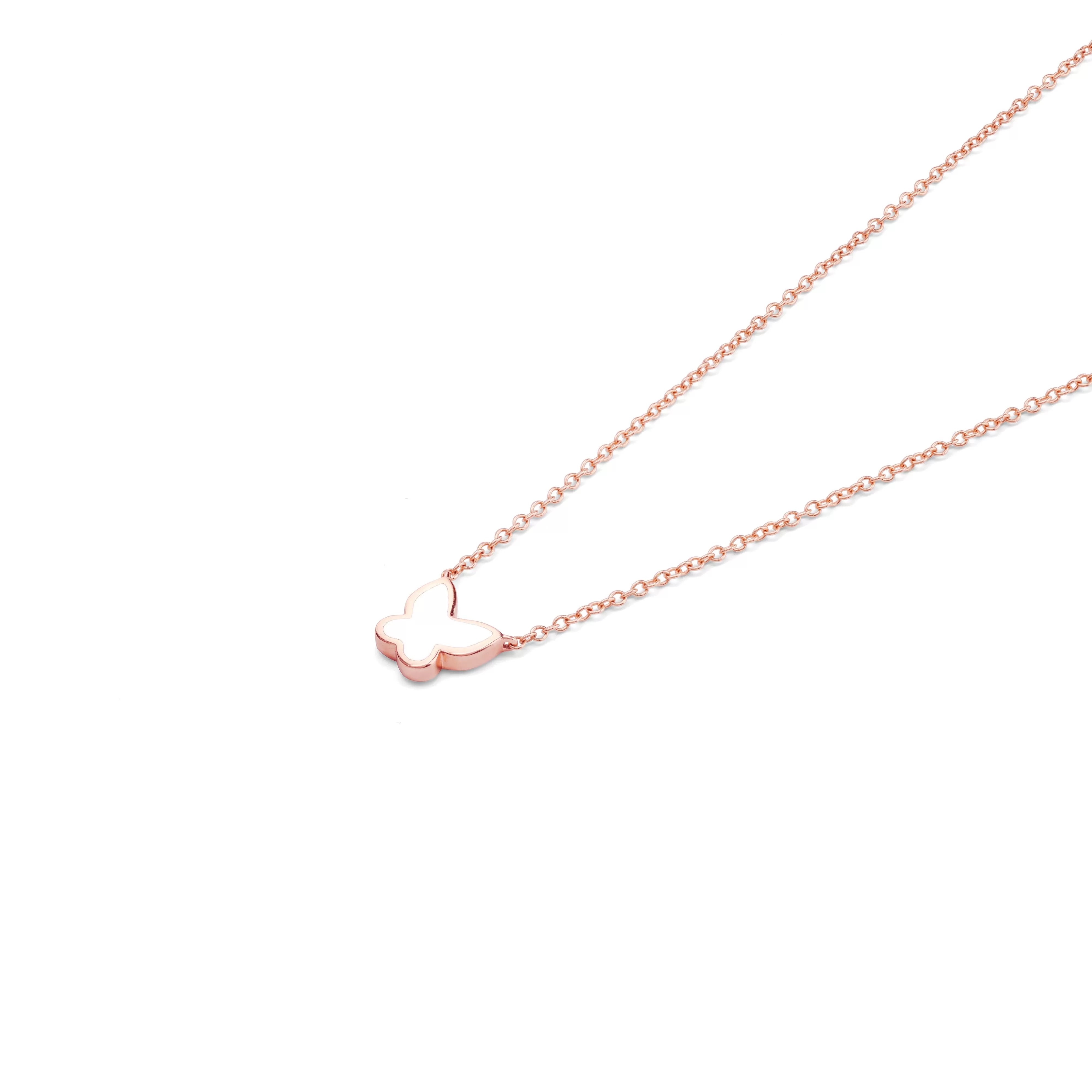 Salvini gioielli Collana in oro rosa con hybrid ceramic bianca^ Tutte Le Collezioni | Collane